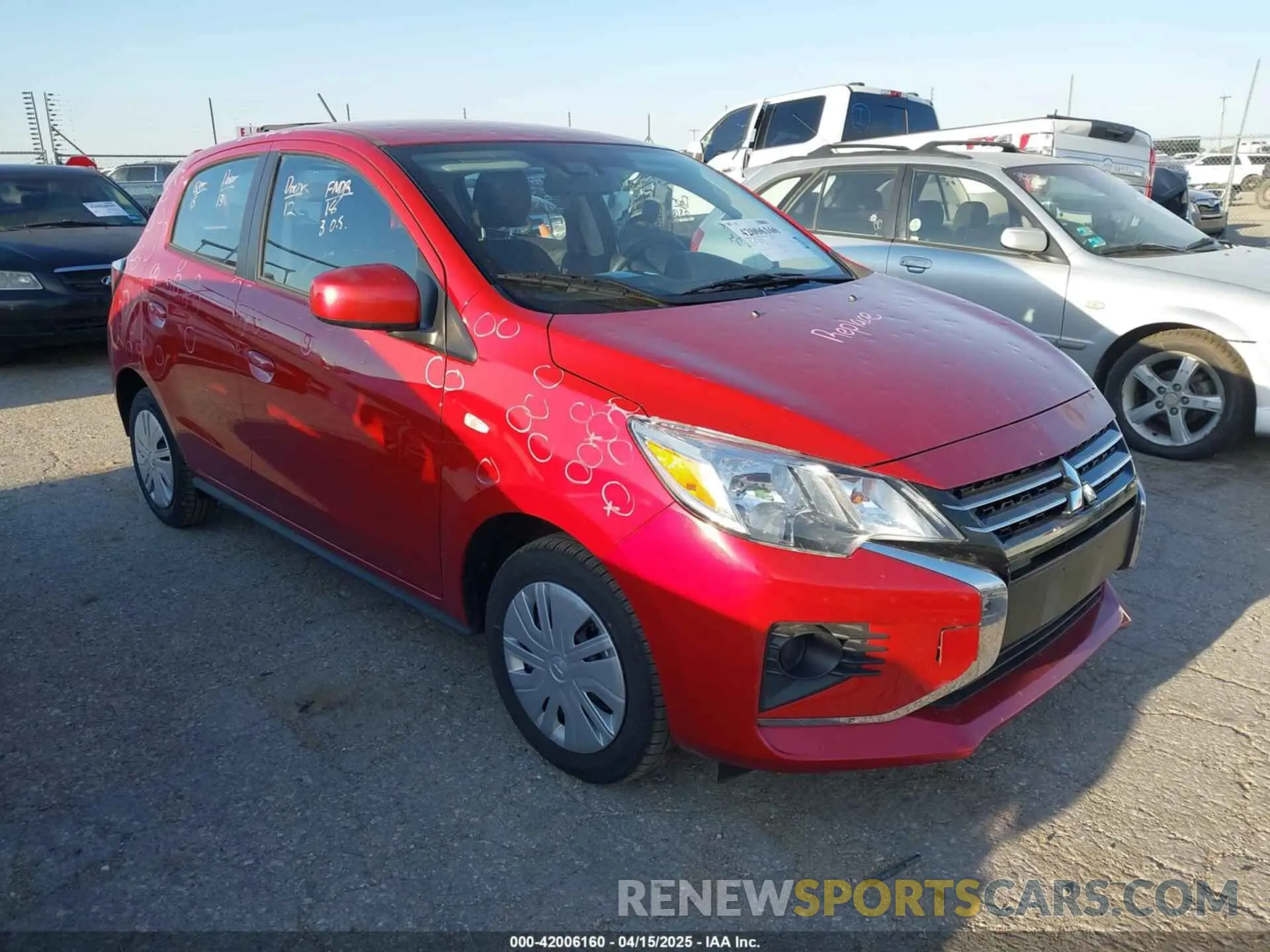 1 fotografías del automóvil dañado ML32AUHJ3RH030654 MITSUBISHI MIRAGE 2024