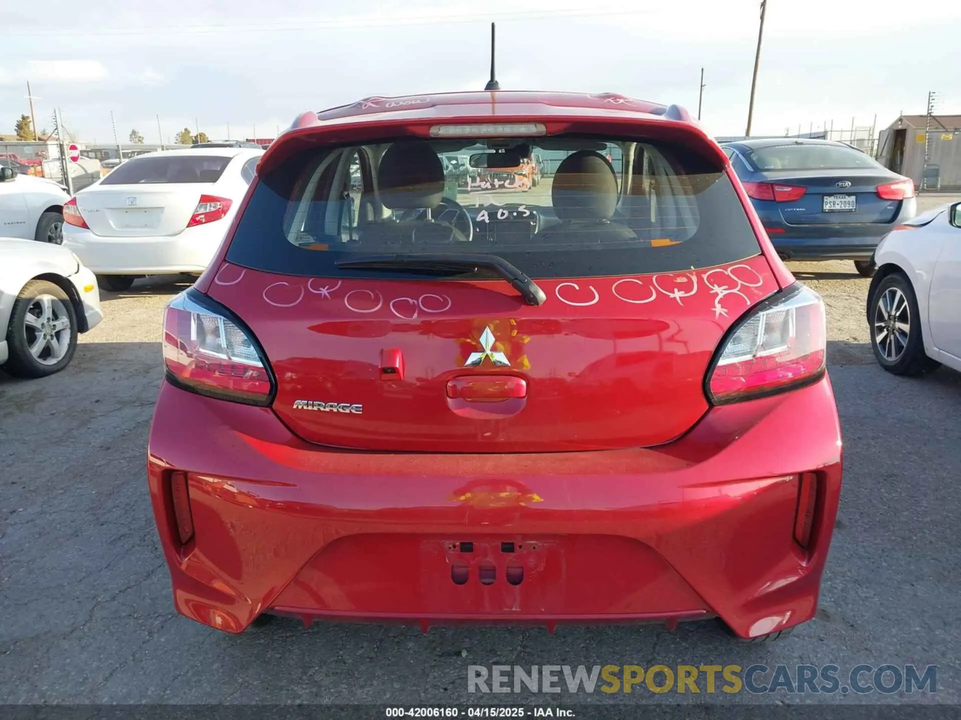 17 fotografías del automóvil dañado ML32AUHJ3RH030654 MITSUBISHI MIRAGE 2024