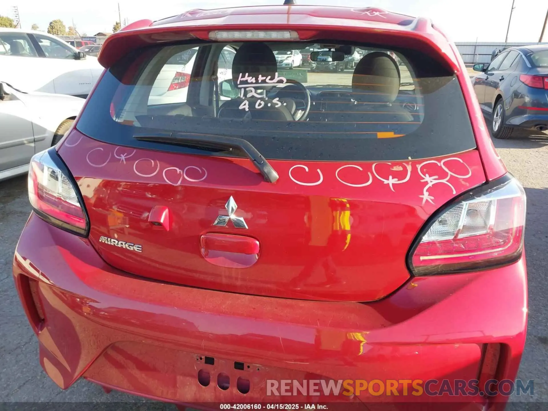 19 fotografías del automóvil dañado ML32AUHJ3RH030654 MITSUBISHI MIRAGE 2024
