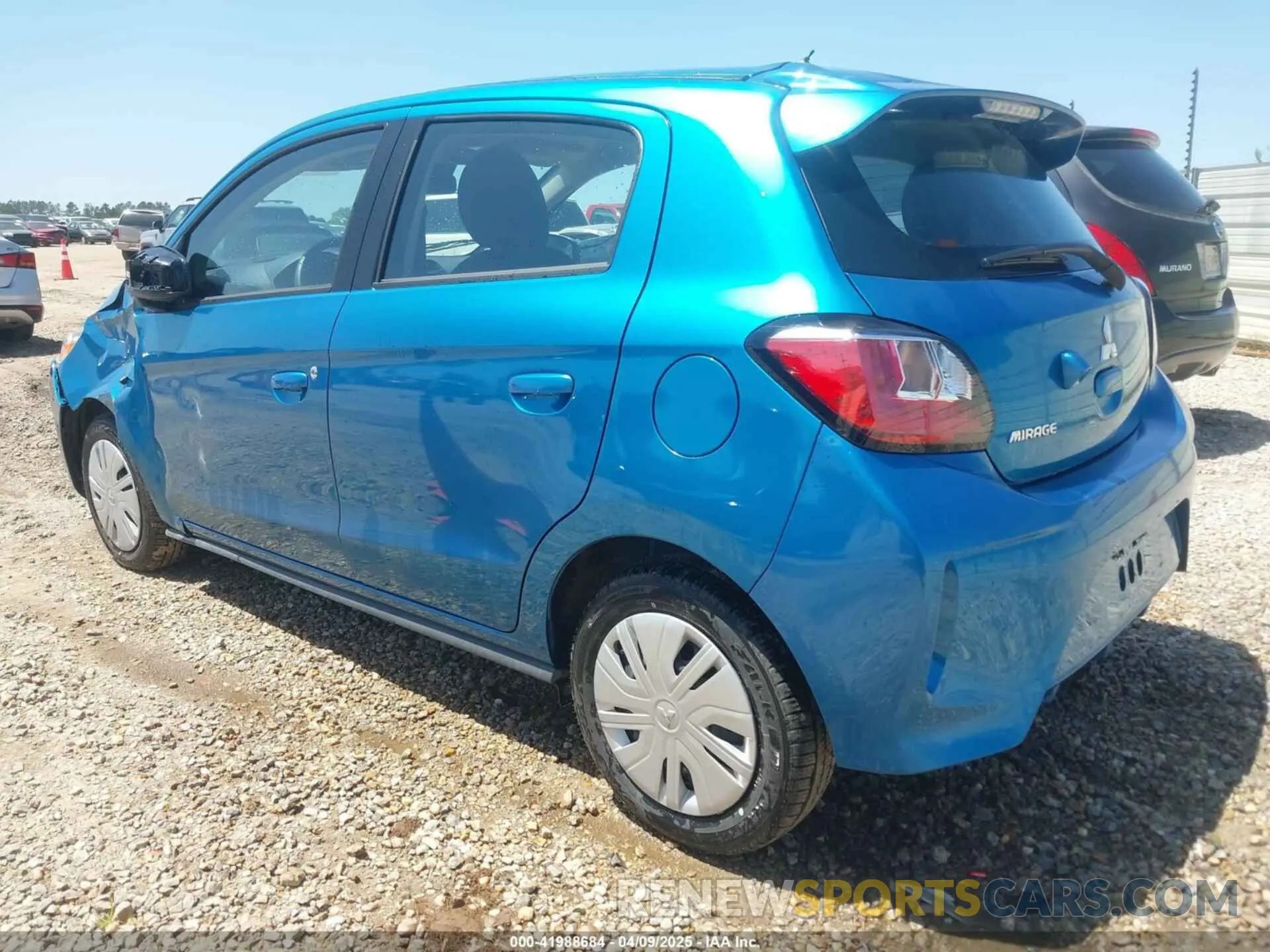 3 fotografías del automóvil dañado ML32AUHJ3RH035577 MITSUBISHI MIRAGE 2024
