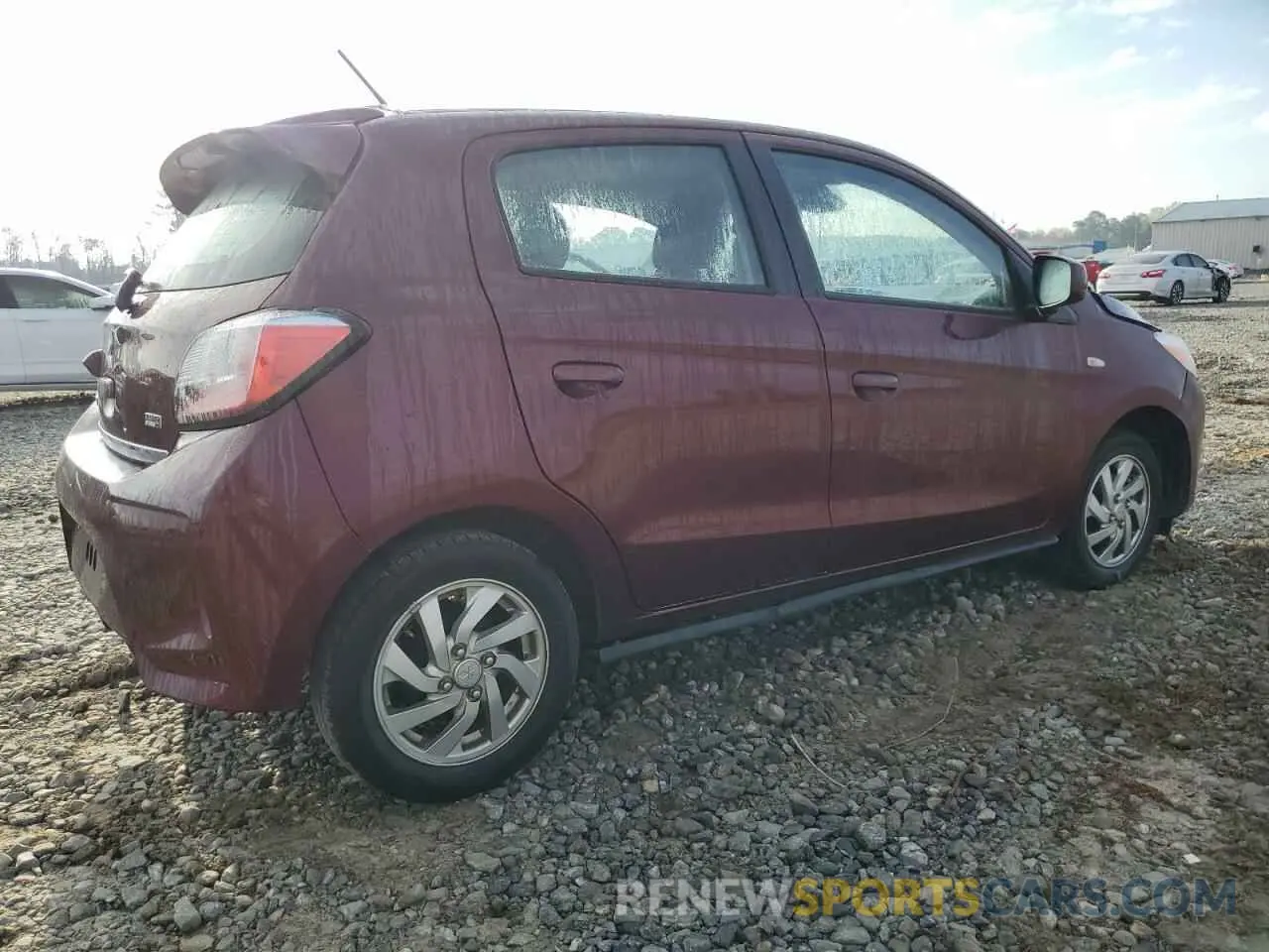 3 fotografías del automóvil dañado ML32AUHJ4RH004516 MITSUBISHI MIRAGE 2024