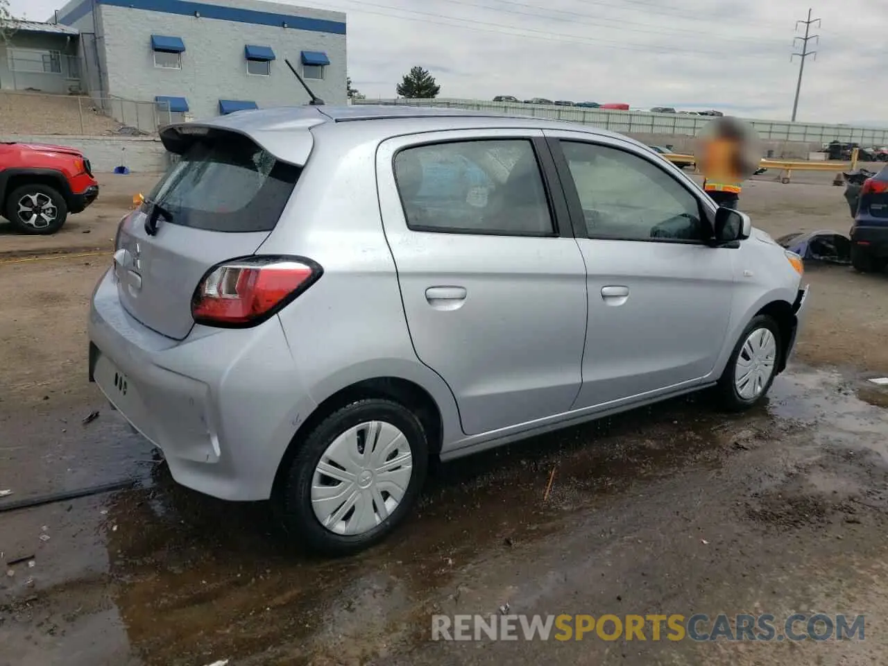3 fotografías del automóvil dañado ML32AUHJ4RH012583 MITSUBISHI MIRAGE 2024