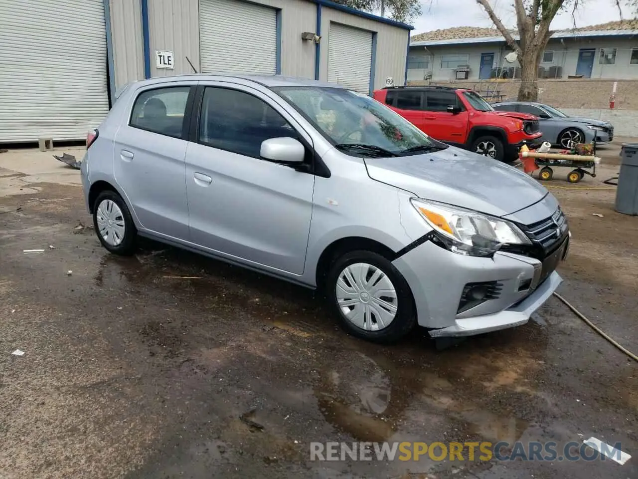 4 fotografías del automóvil dañado ML32AUHJ4RH012583 MITSUBISHI MIRAGE 2024