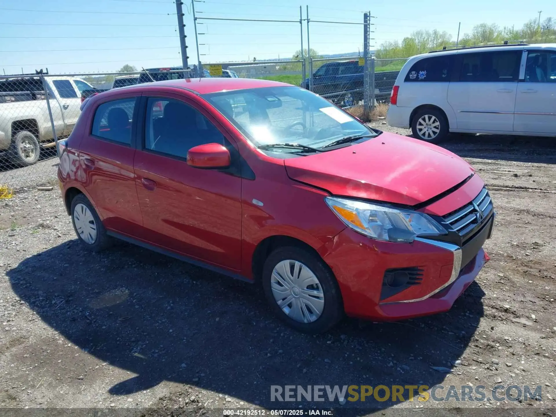1 fotografías del automóvil dañado ML32AUHJ4RH012728 MITSUBISHI MIRAGE 2024