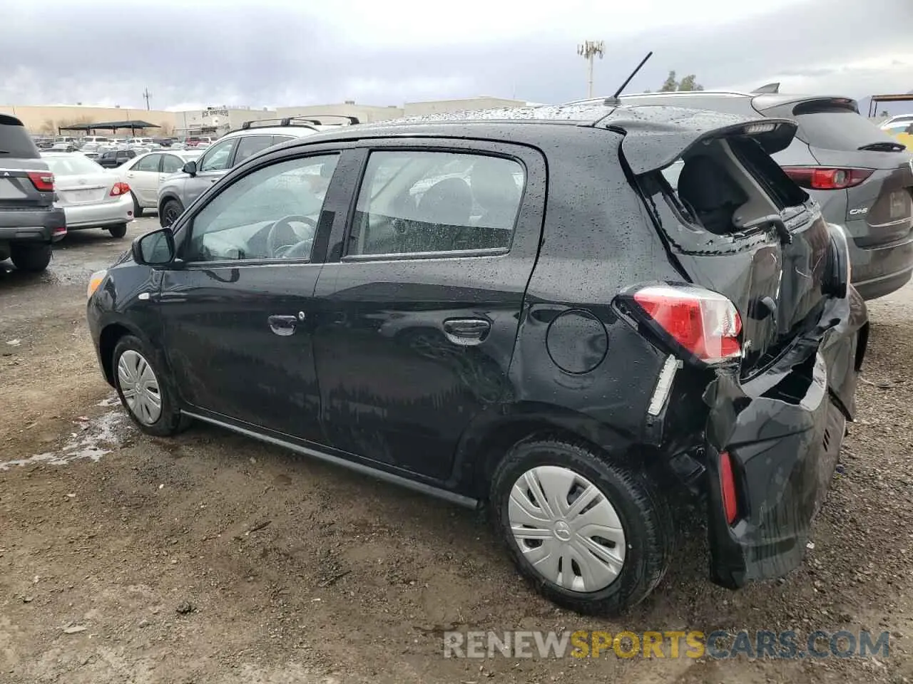 2 fotografías del automóvil dañado ML32AUHJ4RH019288 MITSUBISHI MIRAGE 2024
