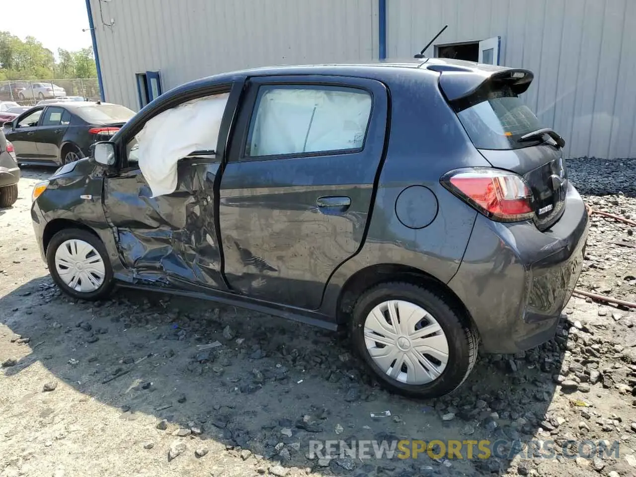 2 fotografías del automóvil dañado ML32AUHJ4RH024491 MITSUBISHI MIRAGE 2024