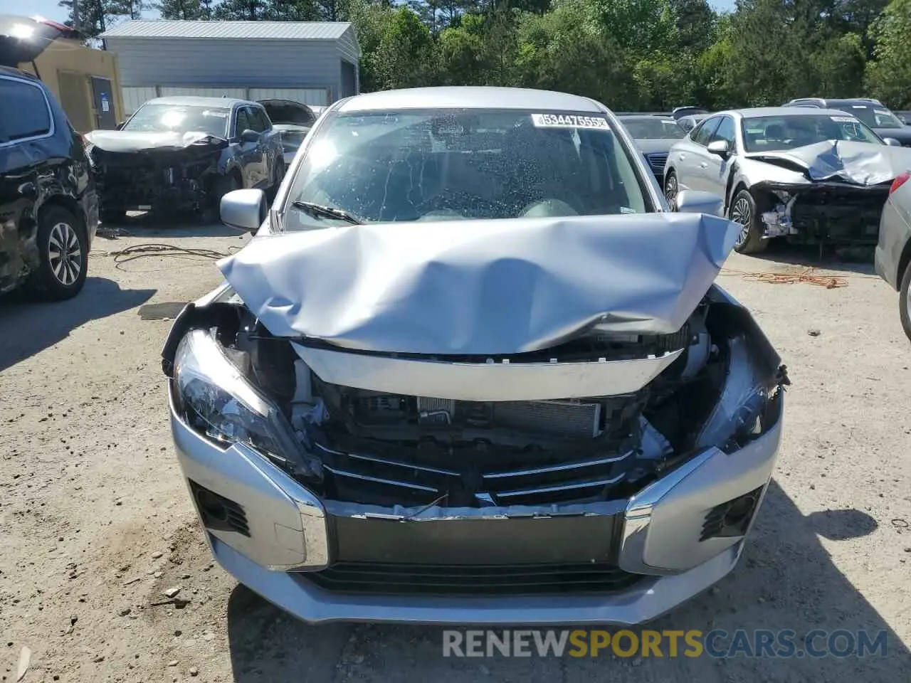 5 fotografías del automóvil dañado ML32AUHJ4RH027875 MITSUBISHI MIRAGE 2024