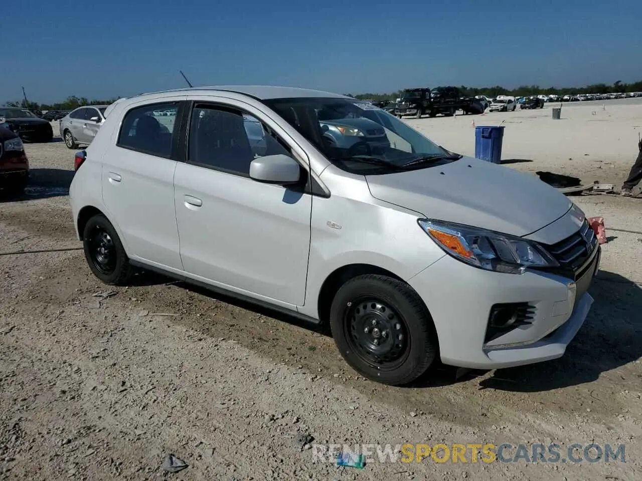 4 fotografías del automóvil dañado ML32AUHJ4RH035099 MITSUBISHI MIRAGE 2024