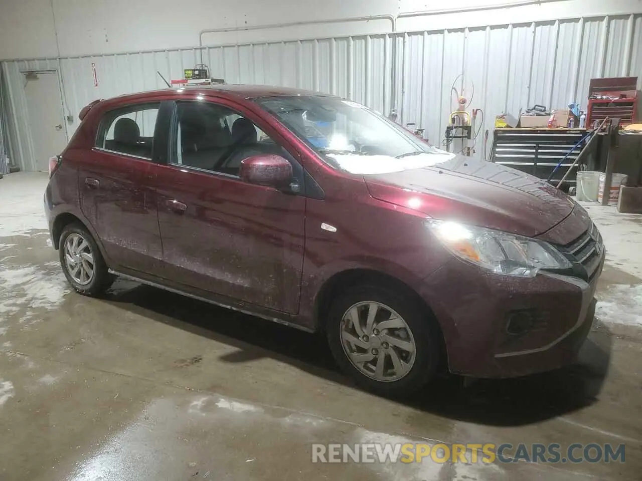 4 fotografías del automóvil dañado ML32AUHJ5RH004461 MITSUBISHI MIRAGE 2024