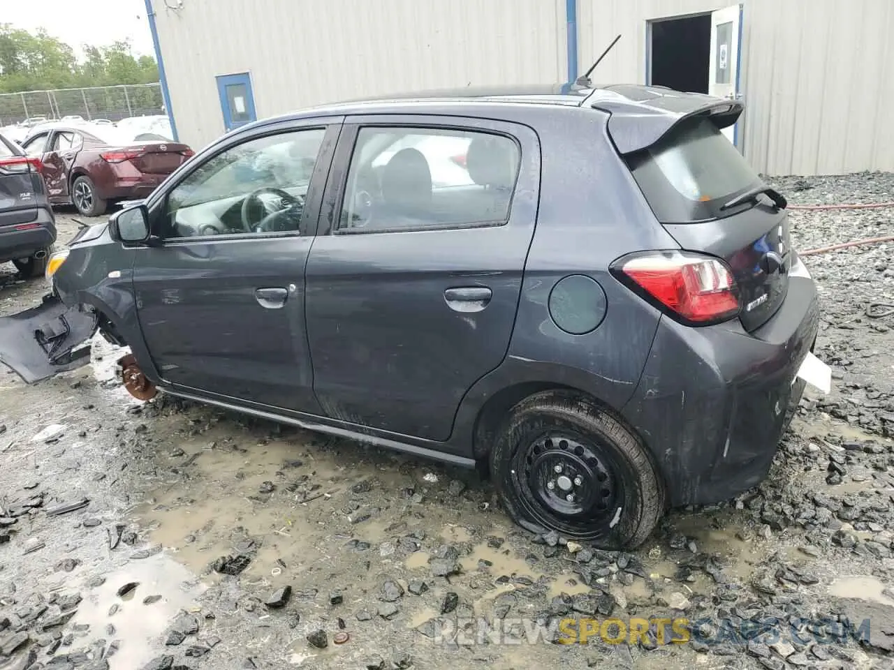 2 fotografías del automóvil dañado ML32AUHJ5RH005951 MITSUBISHI MIRAGE 2024