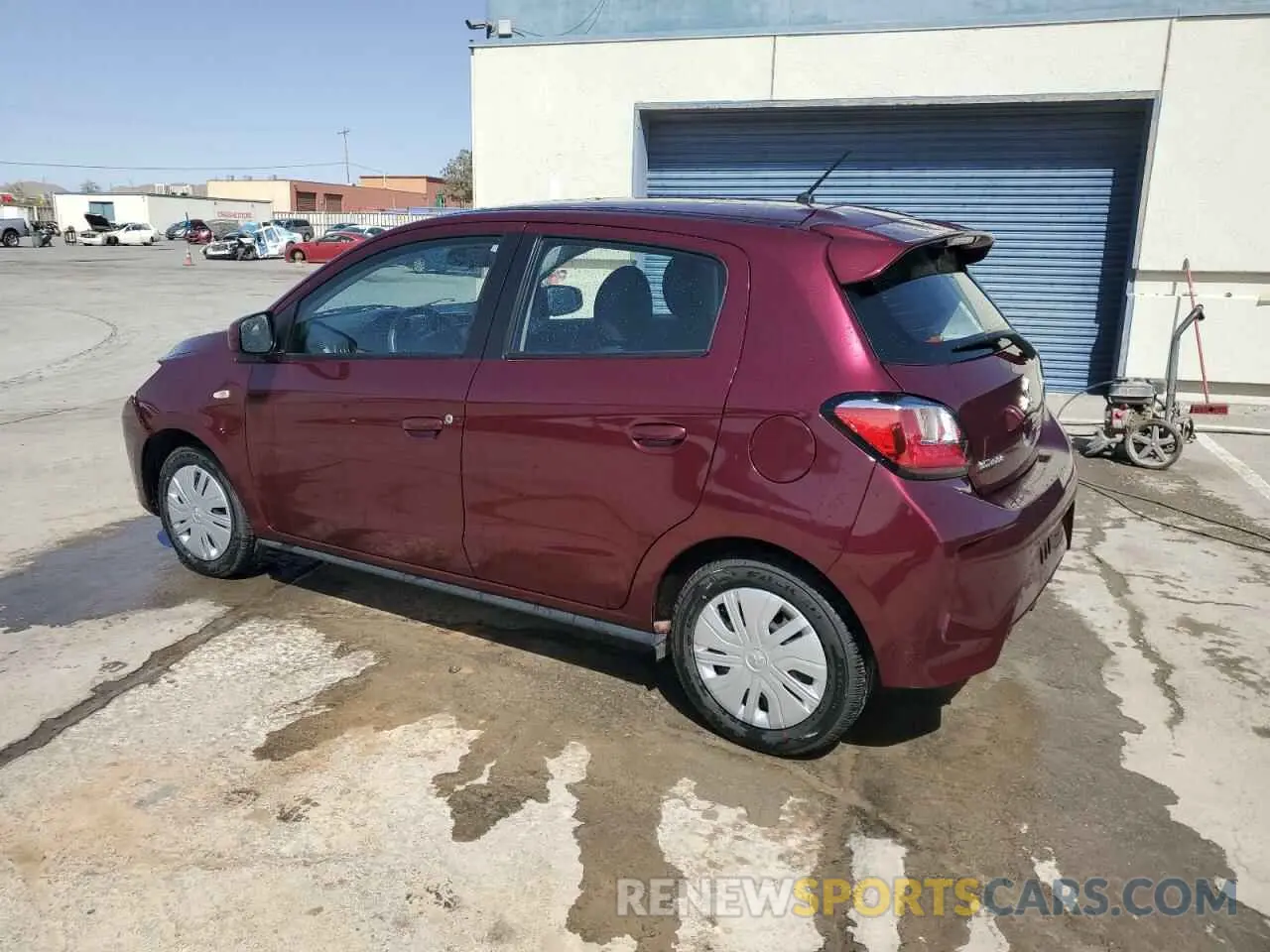 2 fotografías del automóvil dañado ML32AUHJ5RH012589 MITSUBISHI MIRAGE 2024