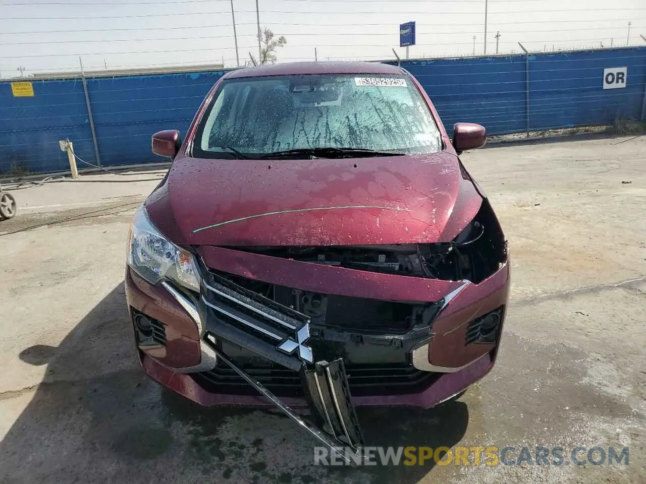 5 fotografías del automóvil dañado ML32AUHJ5RH012589 MITSUBISHI MIRAGE 2024