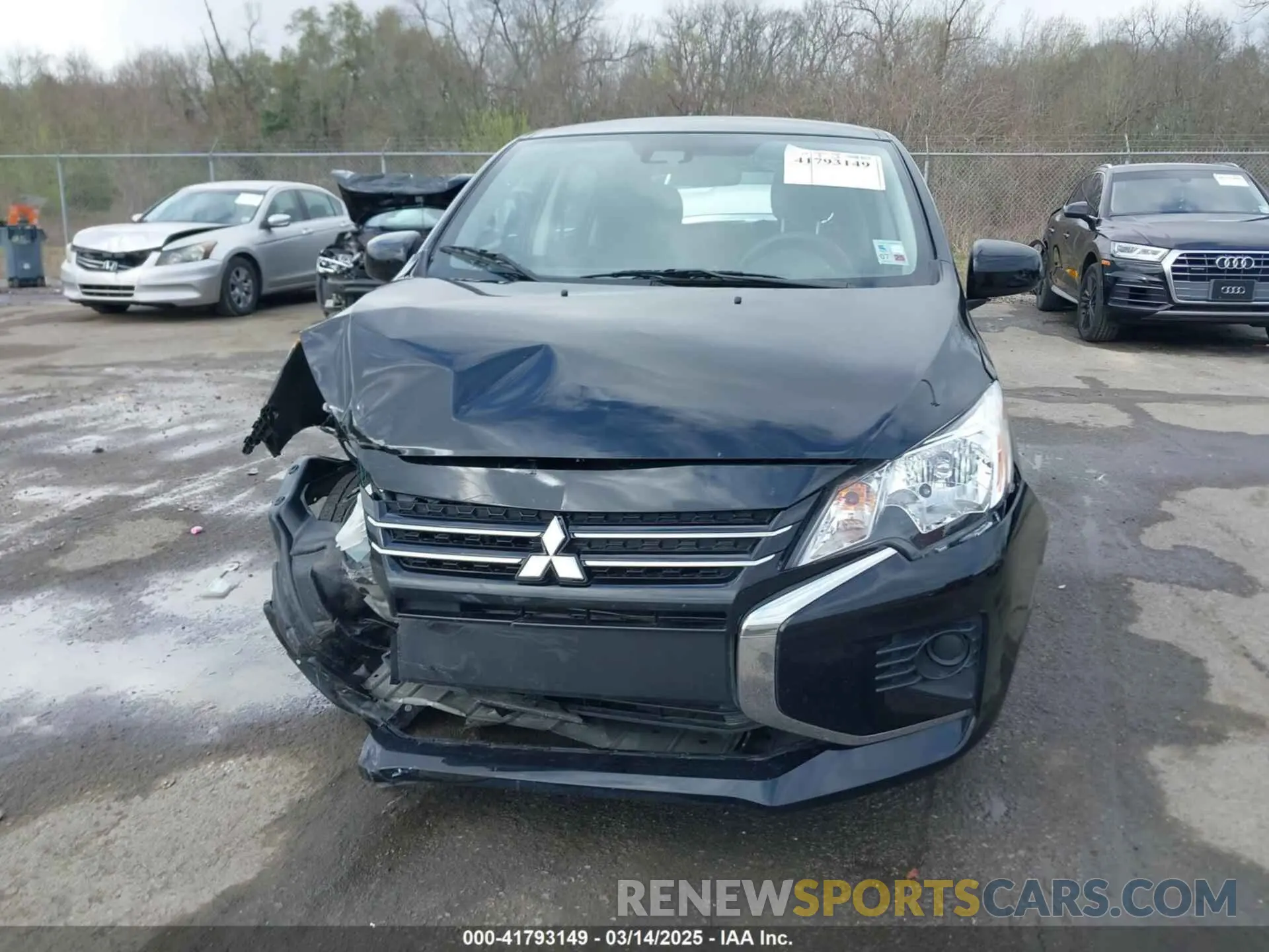 12 fotografías del automóvil dañado ML32AUHJ5RH013628 MITSUBISHI MIRAGE 2024