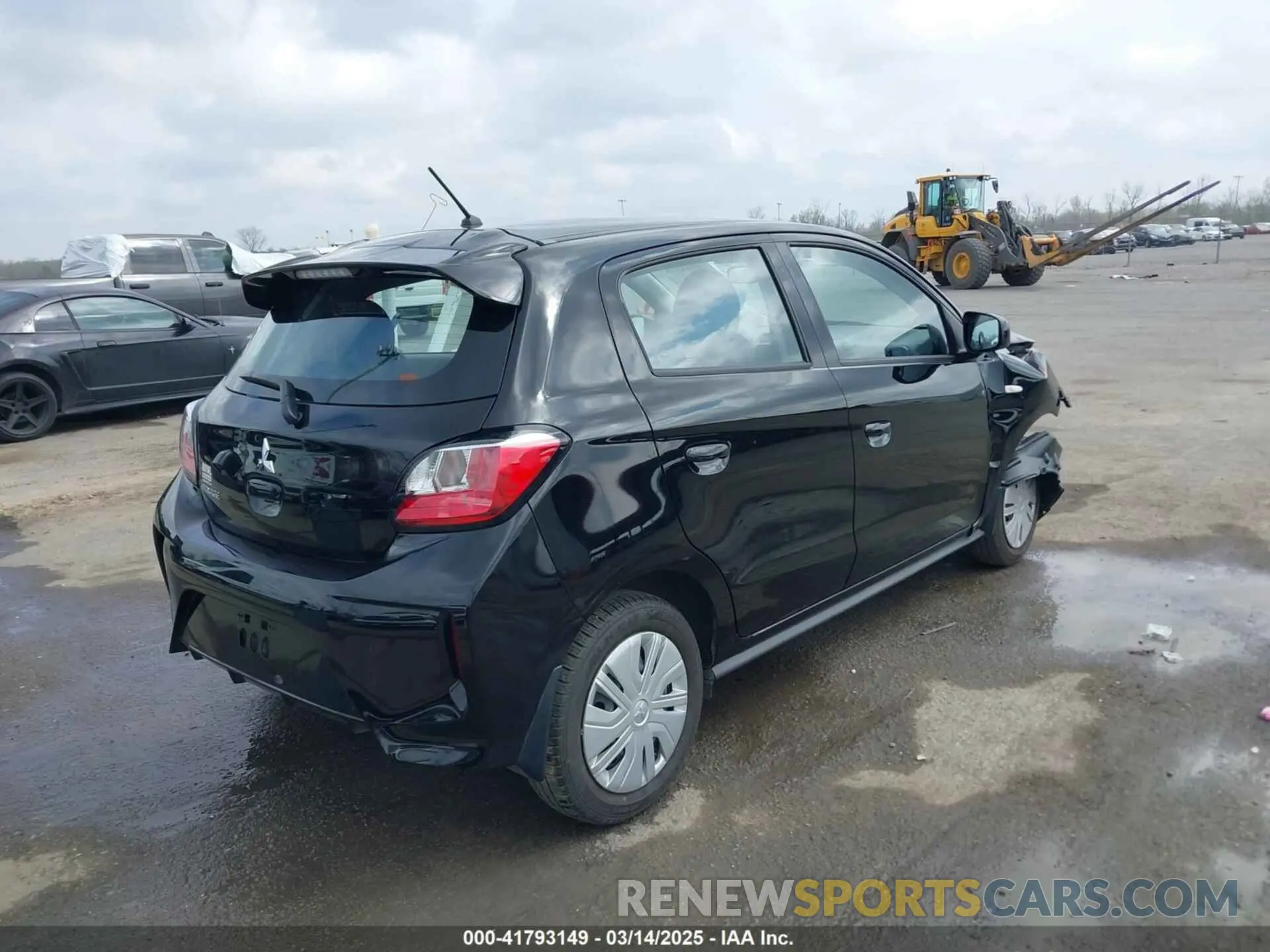4 fotografías del automóvil dañado ML32AUHJ5RH013628 MITSUBISHI MIRAGE 2024