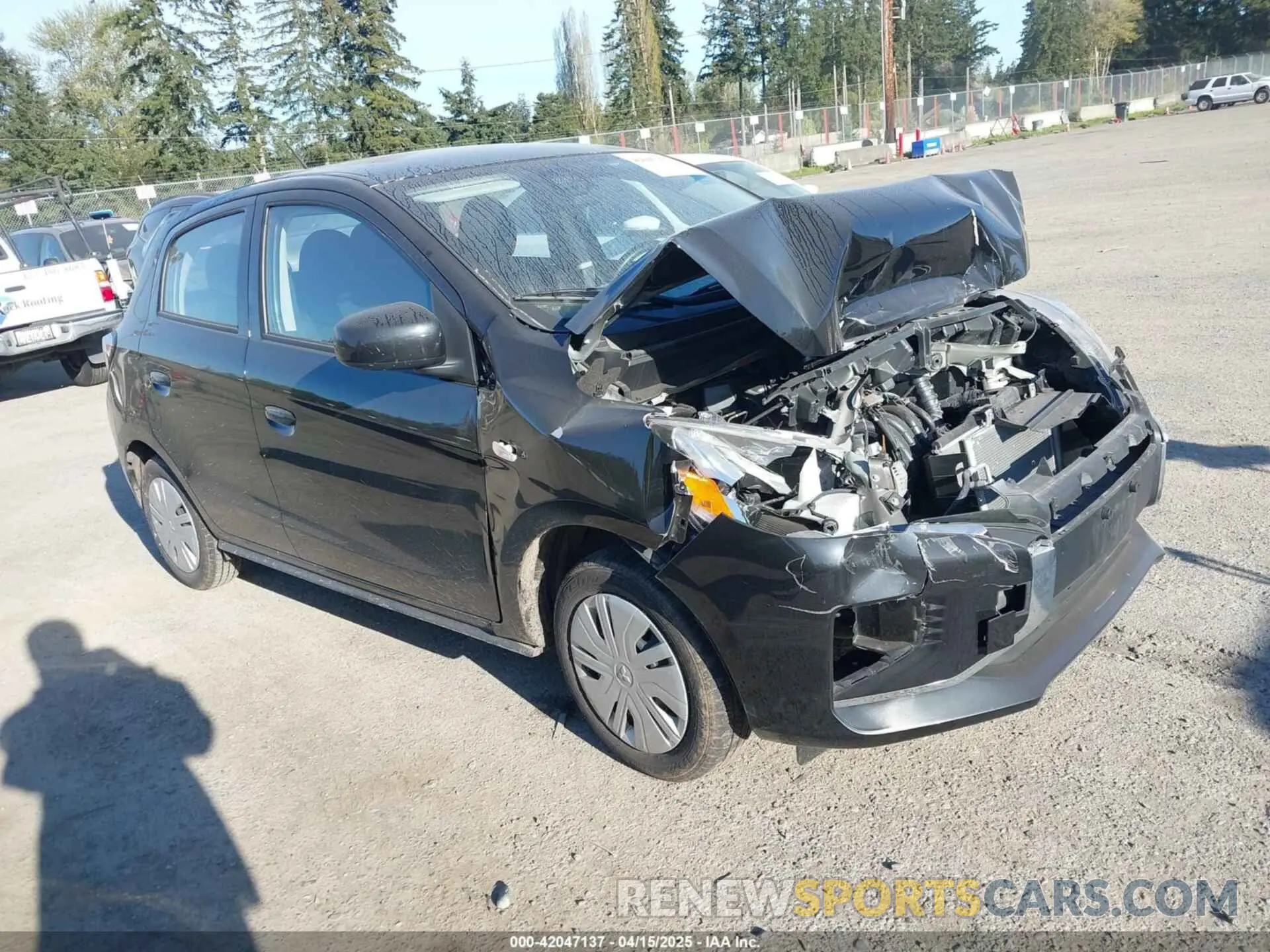 1 fotografías del automóvil dañado ML32AUHJ5RH016383 MITSUBISHI MIRAGE 2024