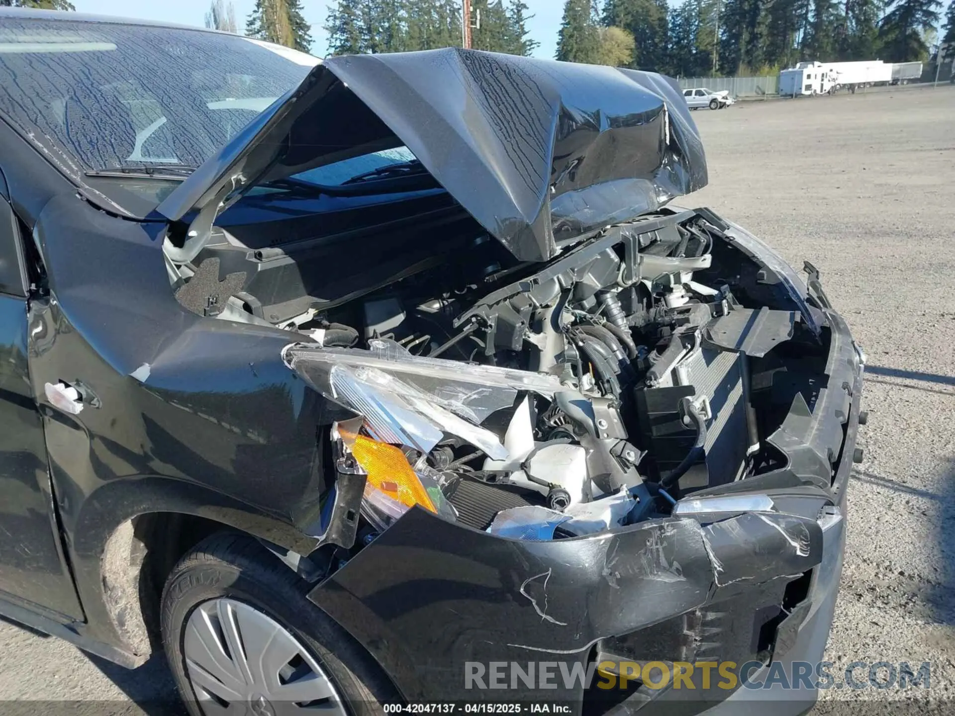 6 fotografías del automóvil dañado ML32AUHJ5RH016383 MITSUBISHI MIRAGE 2024