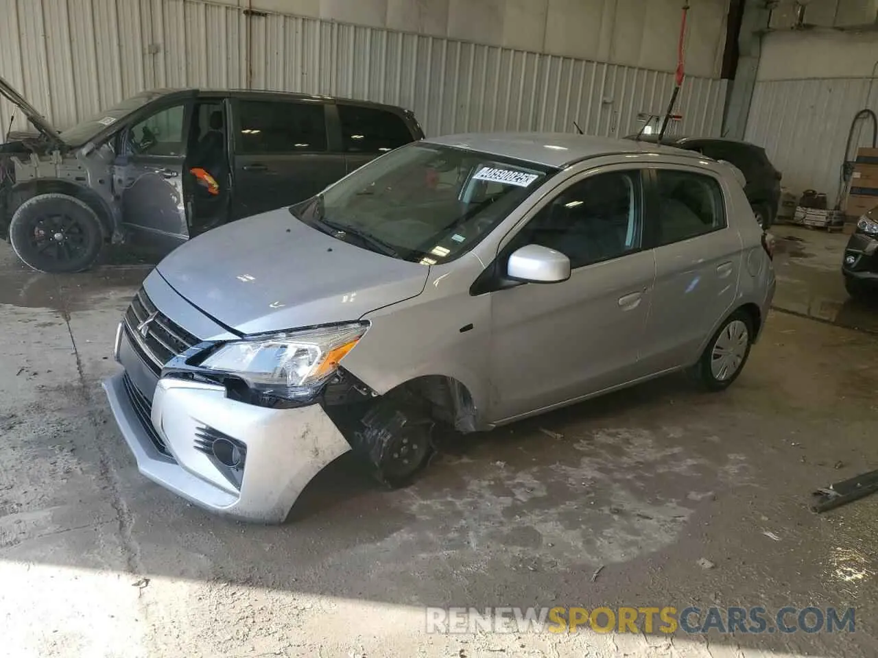1 fotografías del automóvil dañado ML32AUHJ5RH017176 MITSUBISHI MIRAGE 2024