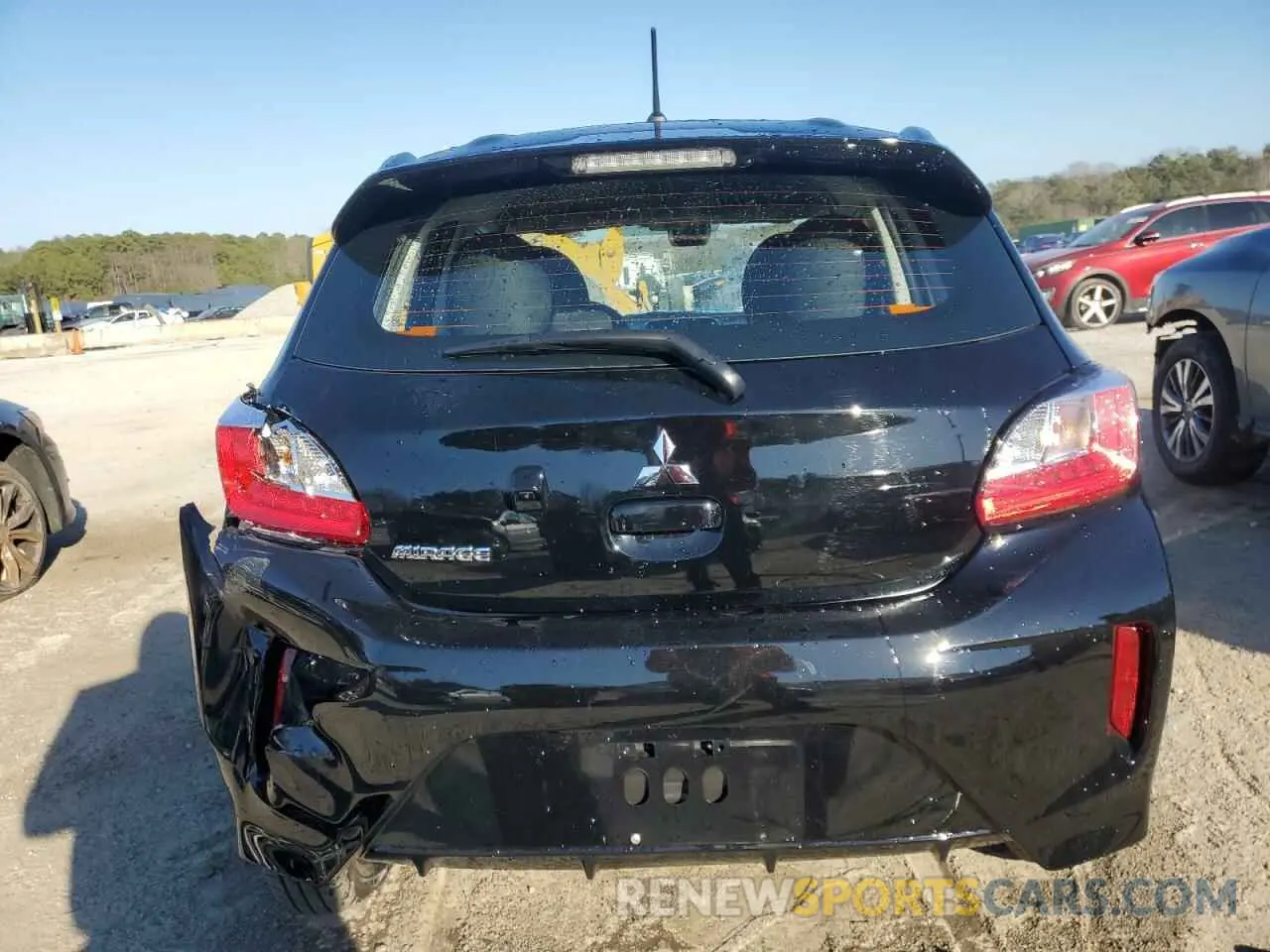 6 fotografías del automóvil dañado ML32AUHJ5RH022622 MITSUBISHI MIRAGE 2024