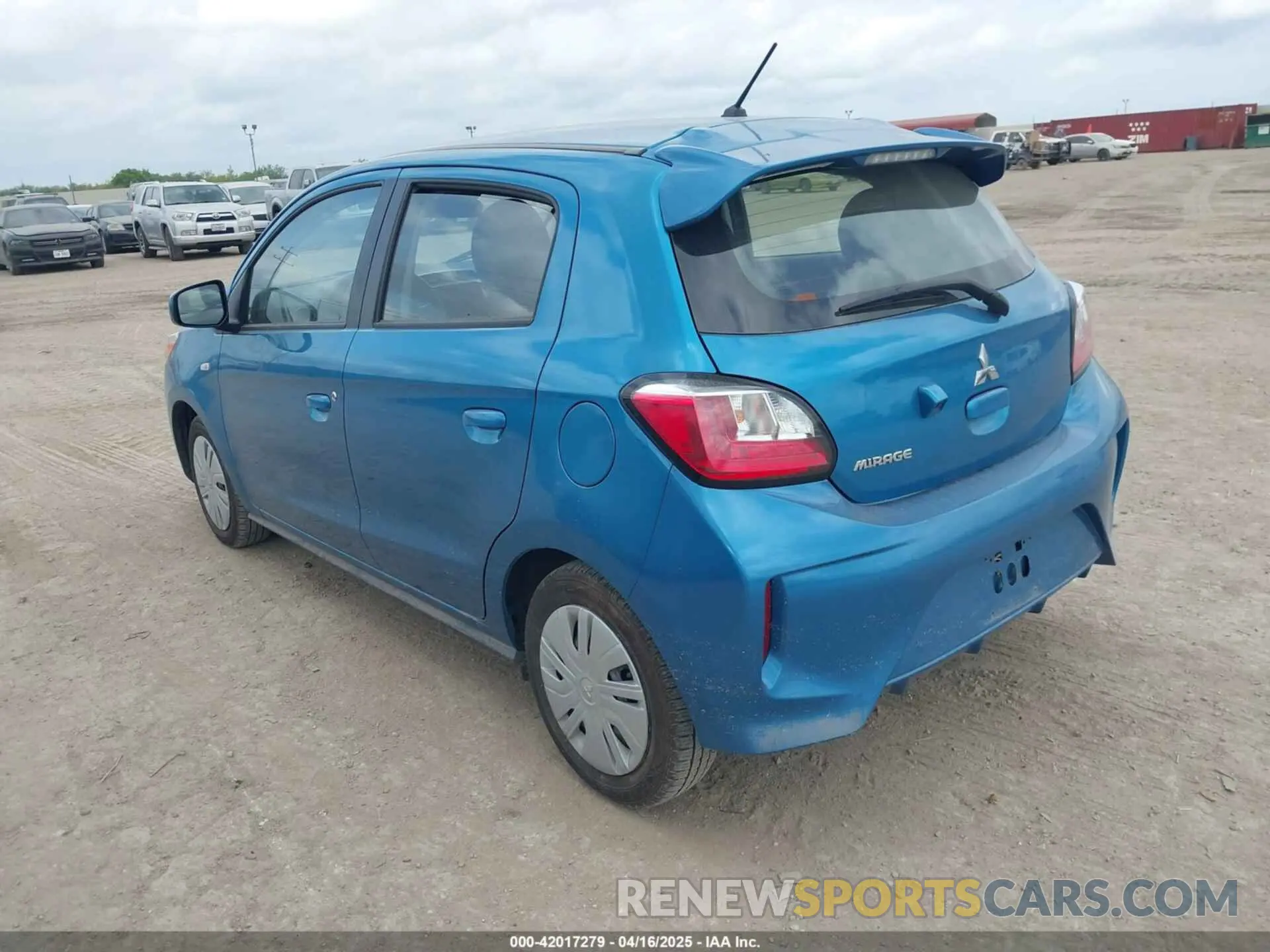 3 fotografías del automóvil dañado ML32AUHJ6RH009264 MITSUBISHI MIRAGE 2024