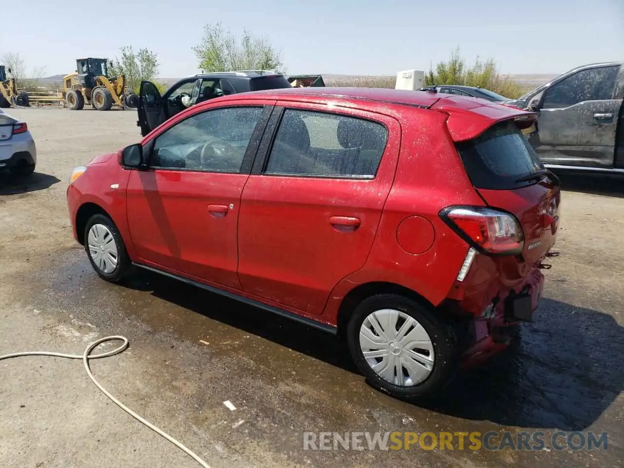 2 fotografías del automóvil dañado ML32AUHJ6RH012553 MITSUBISHI MIRAGE 2024