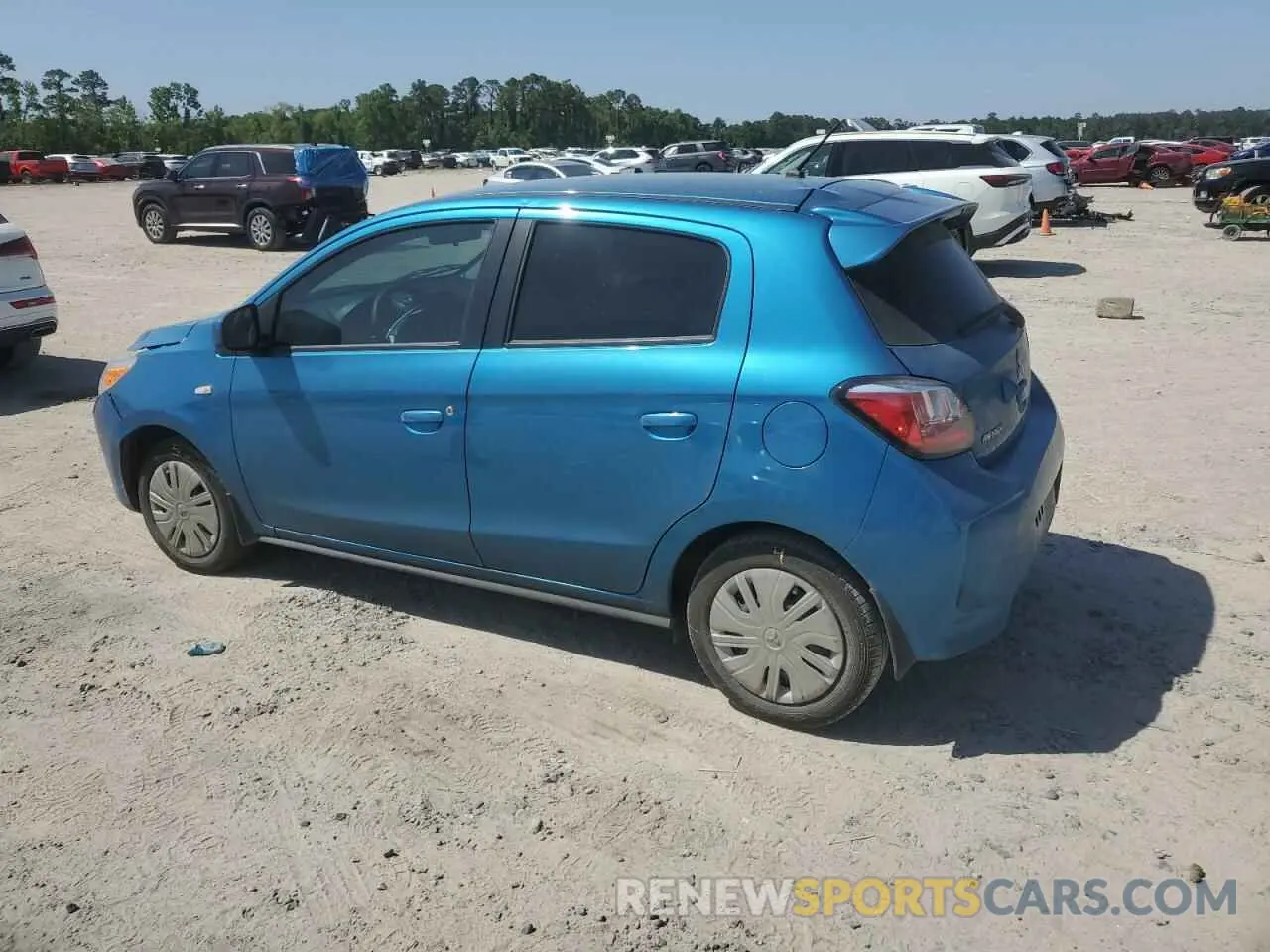 2 fotografías del automóvil dañado ML32AUHJ6RH012715 MITSUBISHI MIRAGE 2024