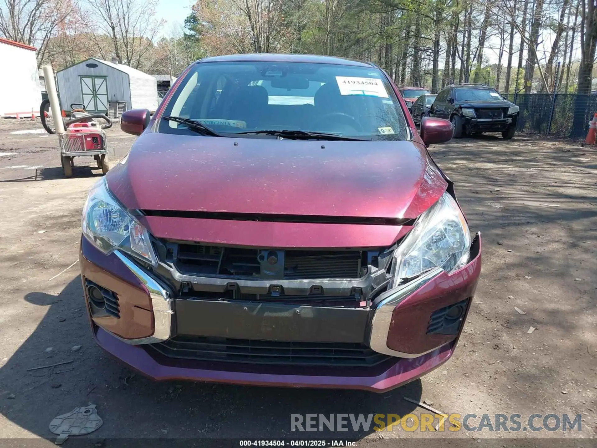 13 fotografías del automóvil dañado ML32AUHJ6RH013086 MITSUBISHI MIRAGE 2024