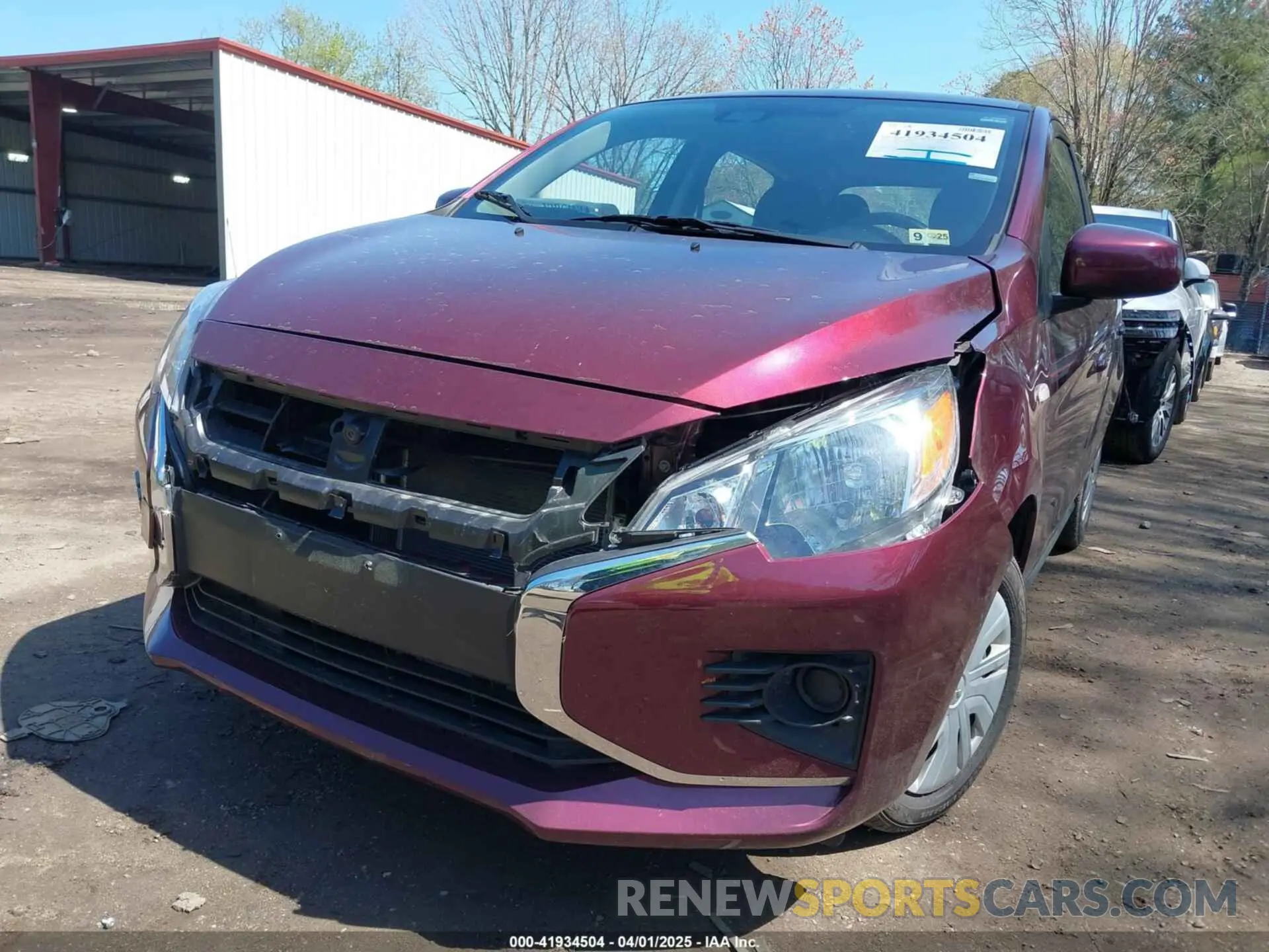6 fotografías del automóvil dañado ML32AUHJ6RH013086 MITSUBISHI MIRAGE 2024