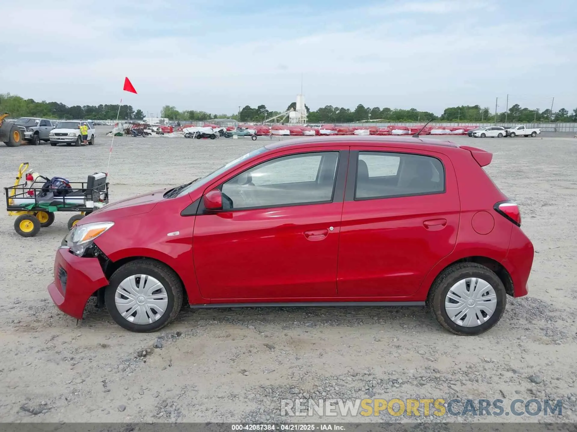 15 fotografías del automóvil dañado ML32AUHJ6RH014416 MITSUBISHI MIRAGE 2024