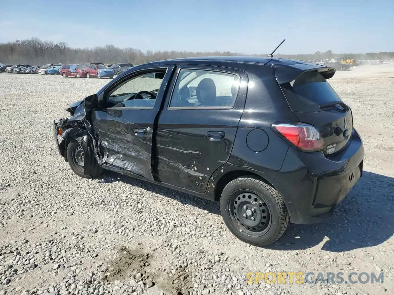 2 fotografías del automóvil dañado ML32AUHJ6RH015713 MITSUBISHI MIRAGE 2024