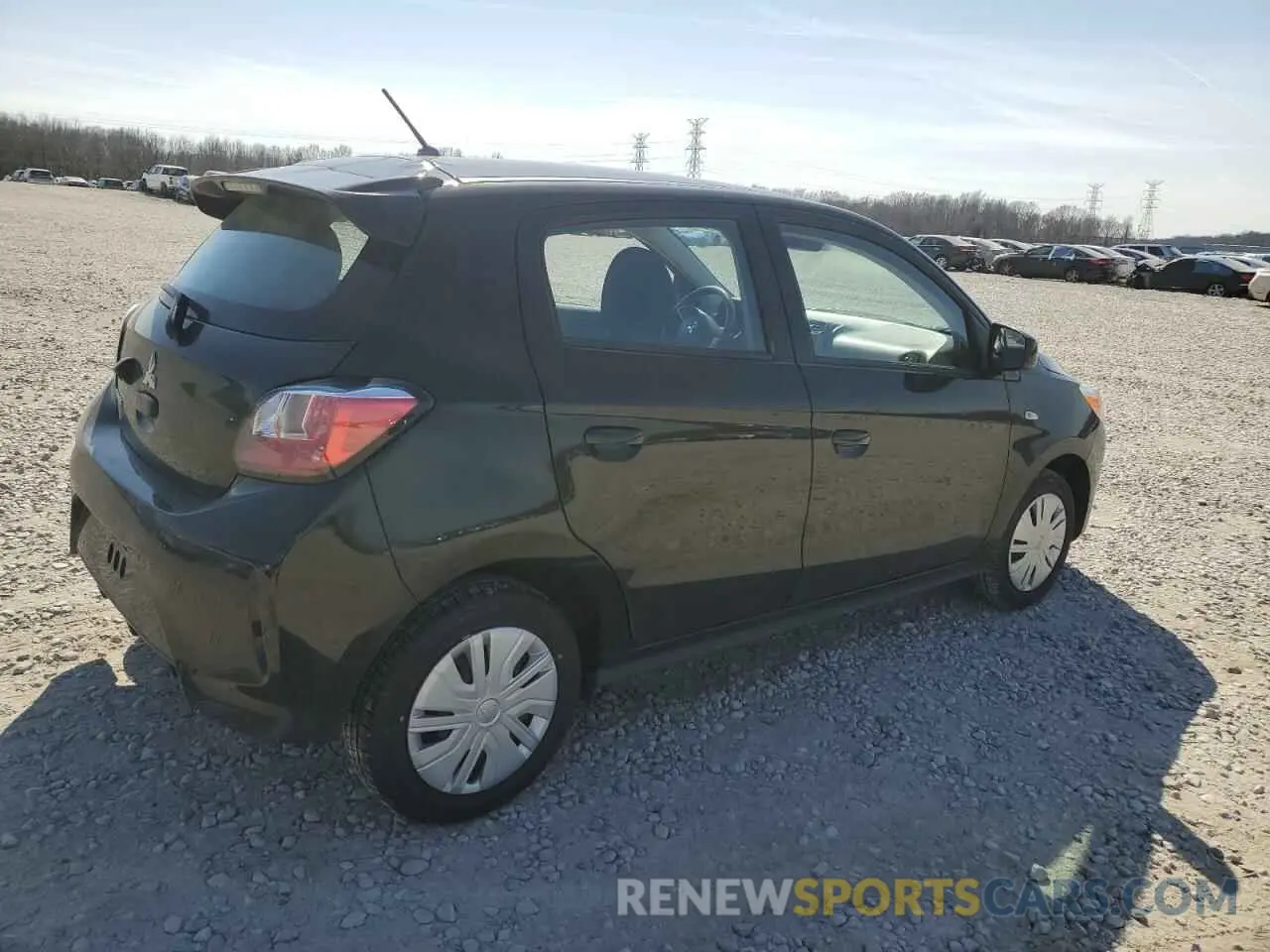 3 fotografías del automóvil dañado ML32AUHJ6RH015713 MITSUBISHI MIRAGE 2024
