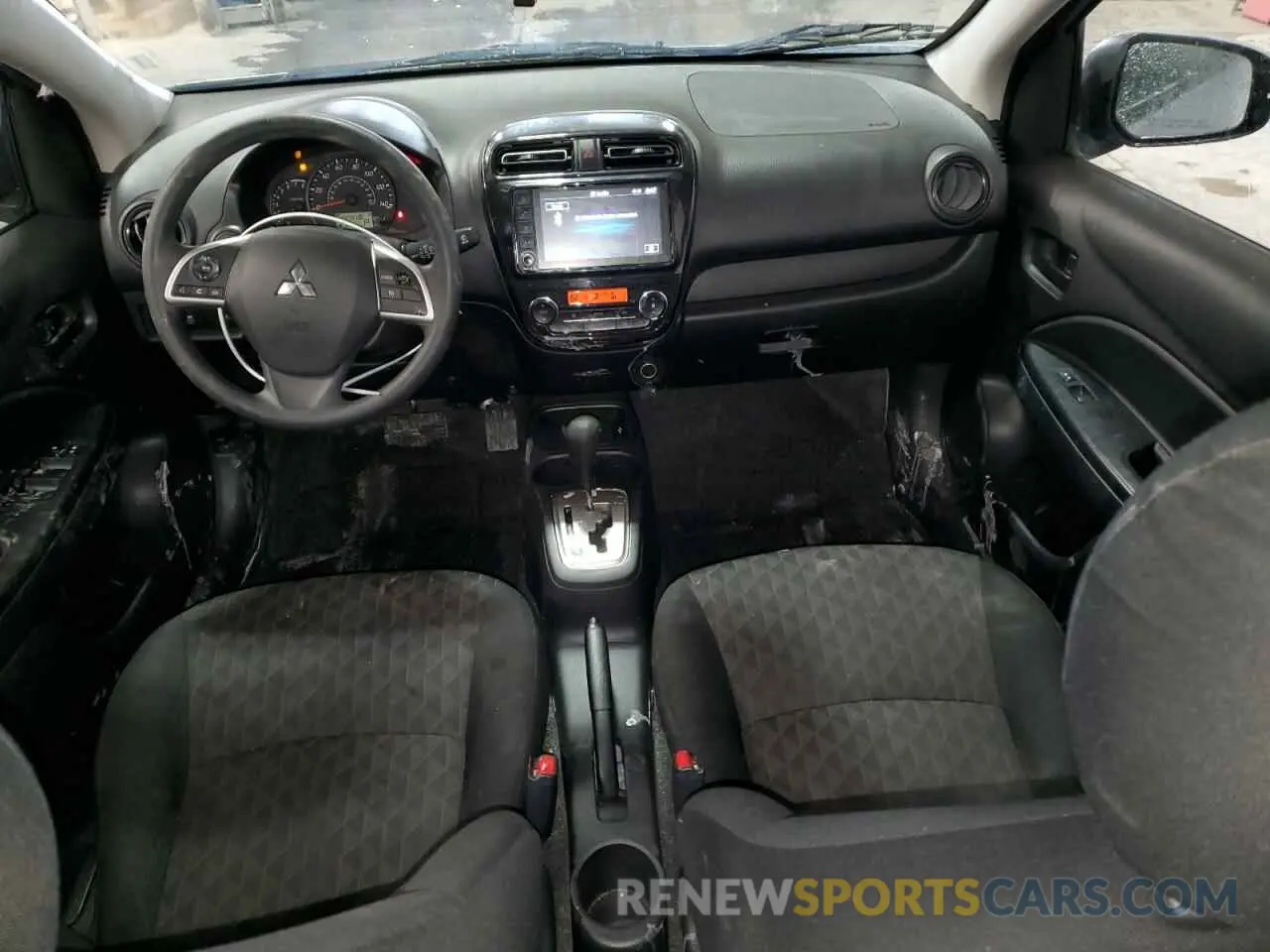 8 fotografías del automóvil dañado ML32AUHJ6RH022578 MITSUBISHI MIRAGE 2024