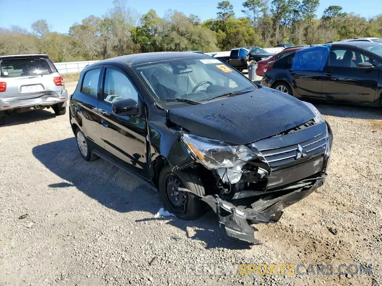 4 fotografías del automóvil dañado ML32AUHJ6RH023262 MITSUBISHI MIRAGE 2024