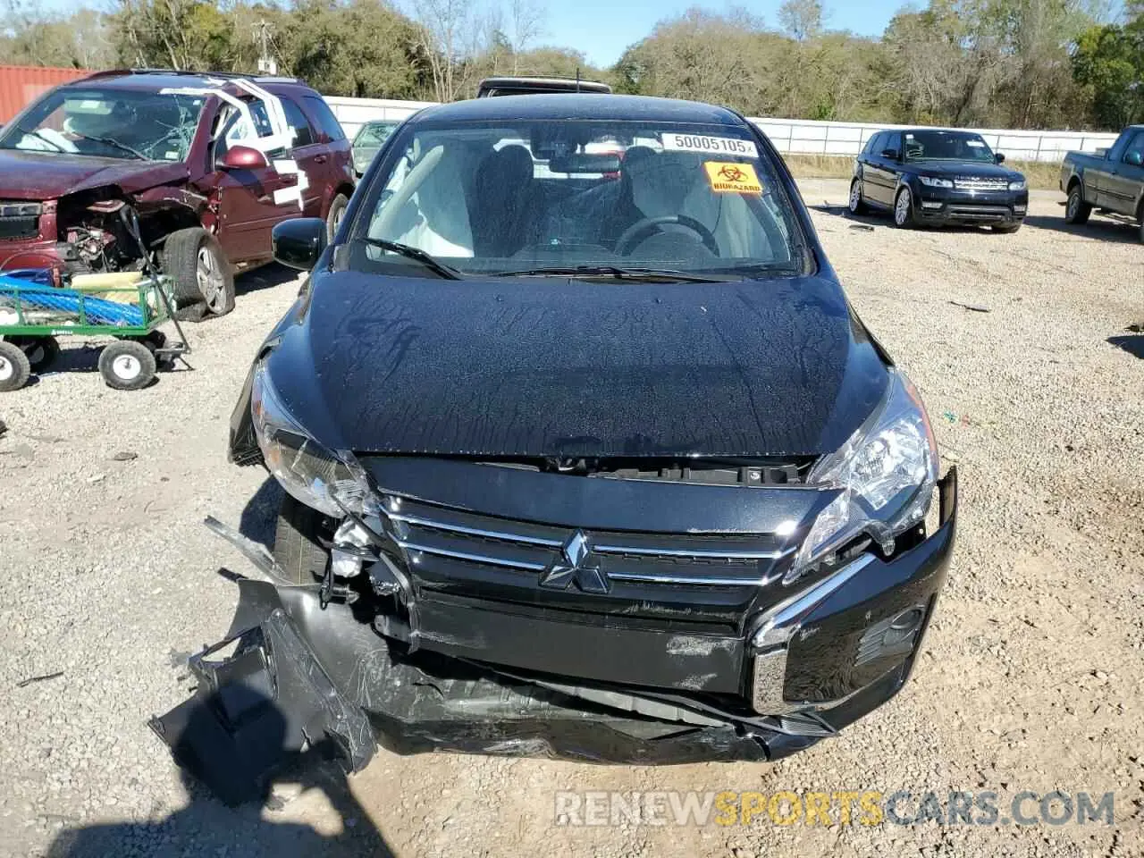 5 fotografías del automóvil dañado ML32AUHJ6RH023262 MITSUBISHI MIRAGE 2024