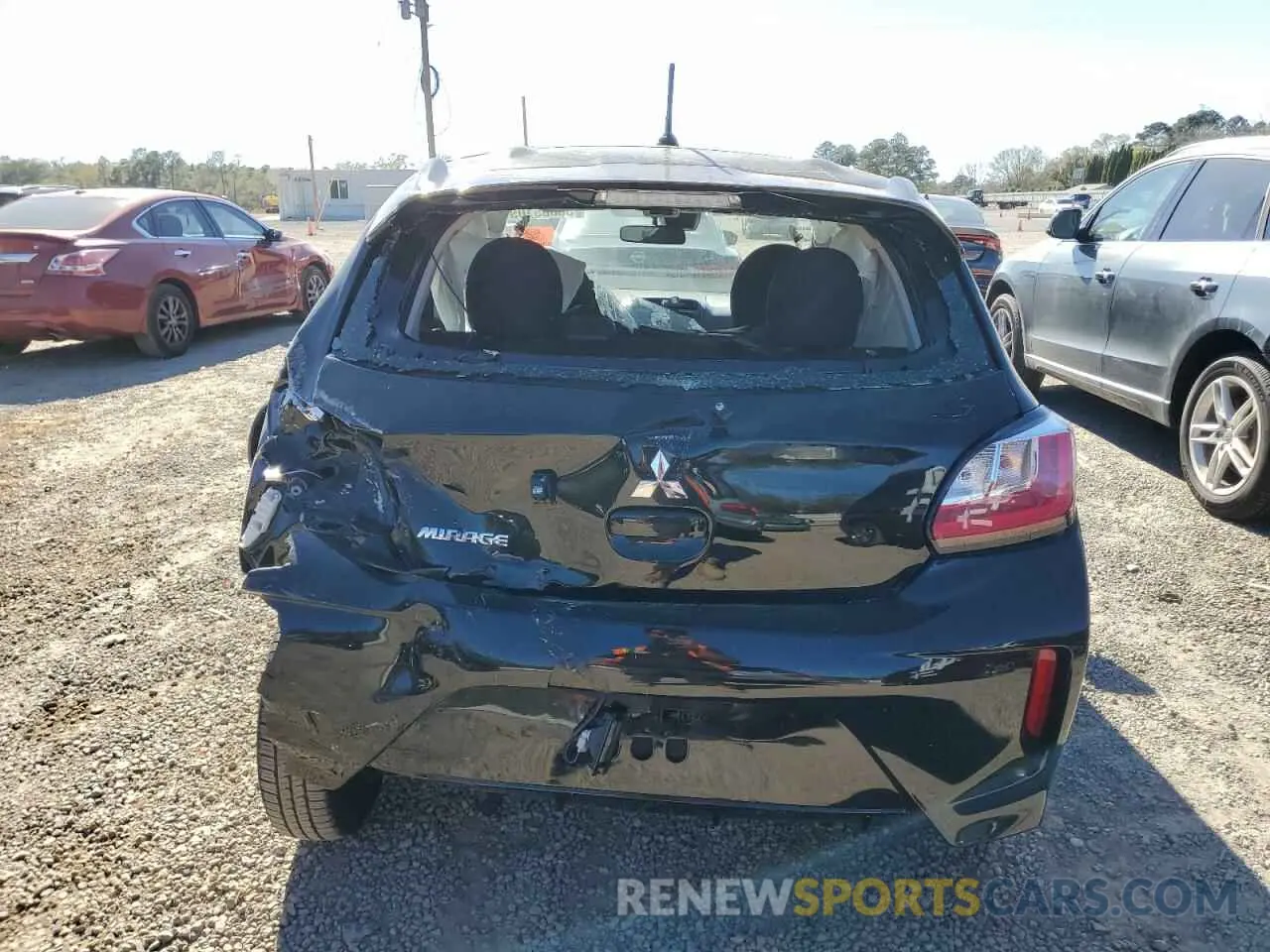 6 fotografías del automóvil dañado ML32AUHJ6RH023262 MITSUBISHI MIRAGE 2024