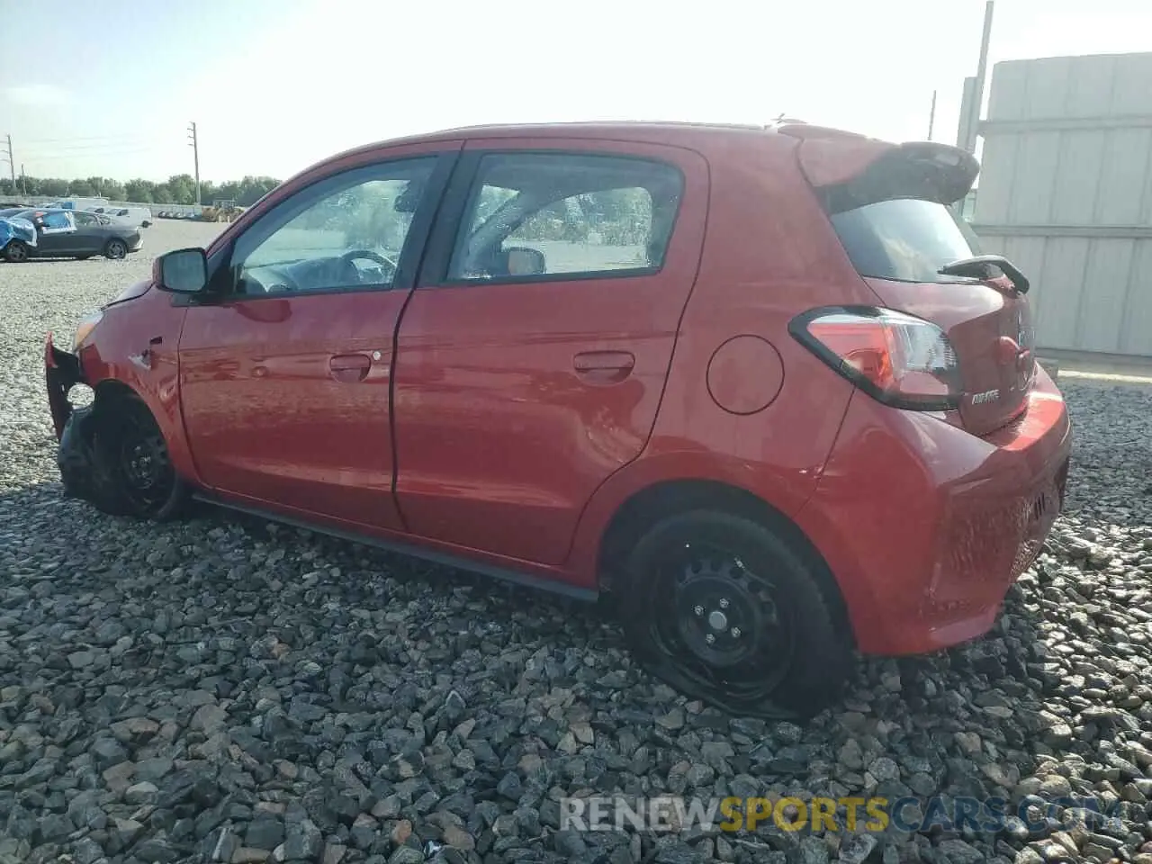 2 fotografías del automóvil dañado ML32AUHJ6RH024833 MITSUBISHI MIRAGE 2024