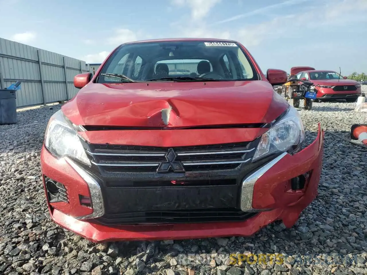 5 fotografías del automóvil dañado ML32AUHJ6RH024833 MITSUBISHI MIRAGE 2024