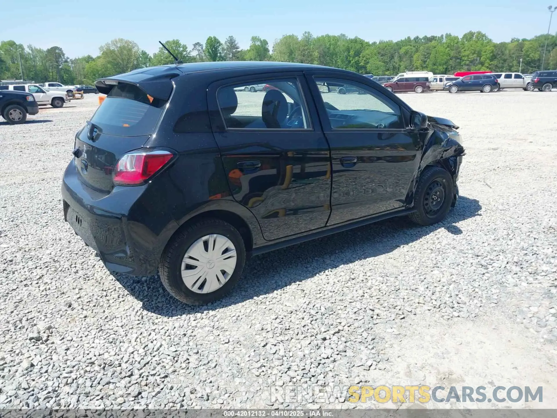 4 fotografías del automóvil dañado ML32AUHJ6RH025593 MITSUBISHI MIRAGE 2024