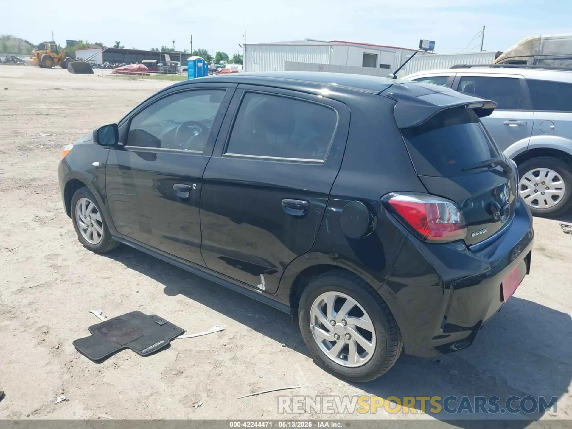 3 fotografías del automóvil dañado ML32AUHJ7RH003831 MITSUBISHI MIRAGE 2024
