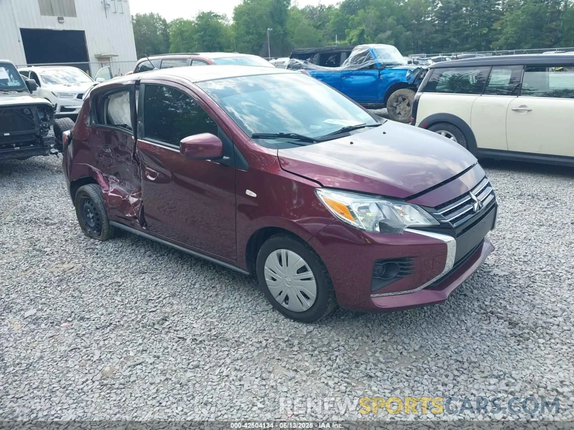 1 fotografías del automóvil dañado ML32AUHJ7RH005305 MITSUBISHI MIRAGE 2024
