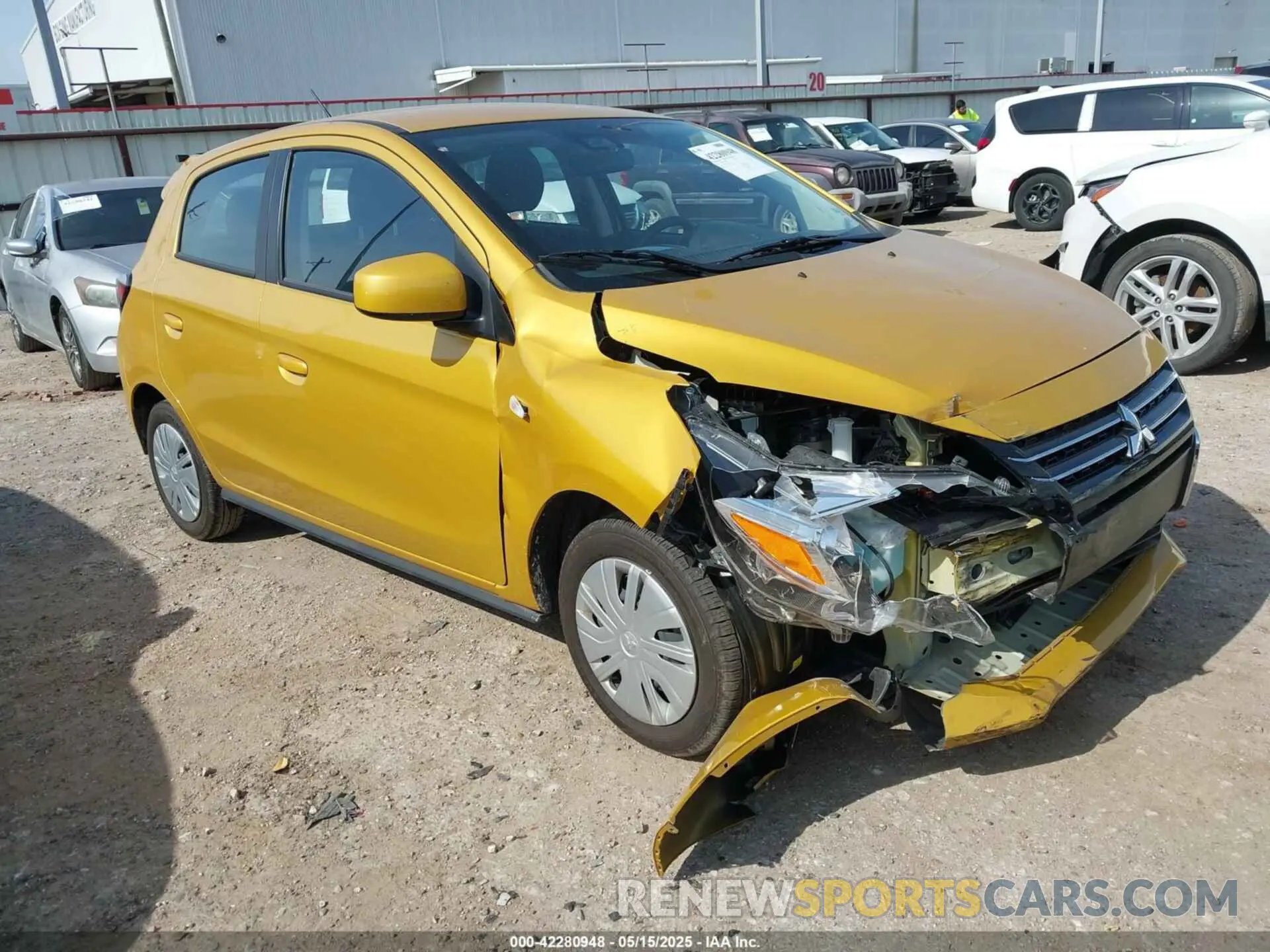1 fotografías del automóvil dañado ML32AUHJ7RH006423 MITSUBISHI MIRAGE 2024
