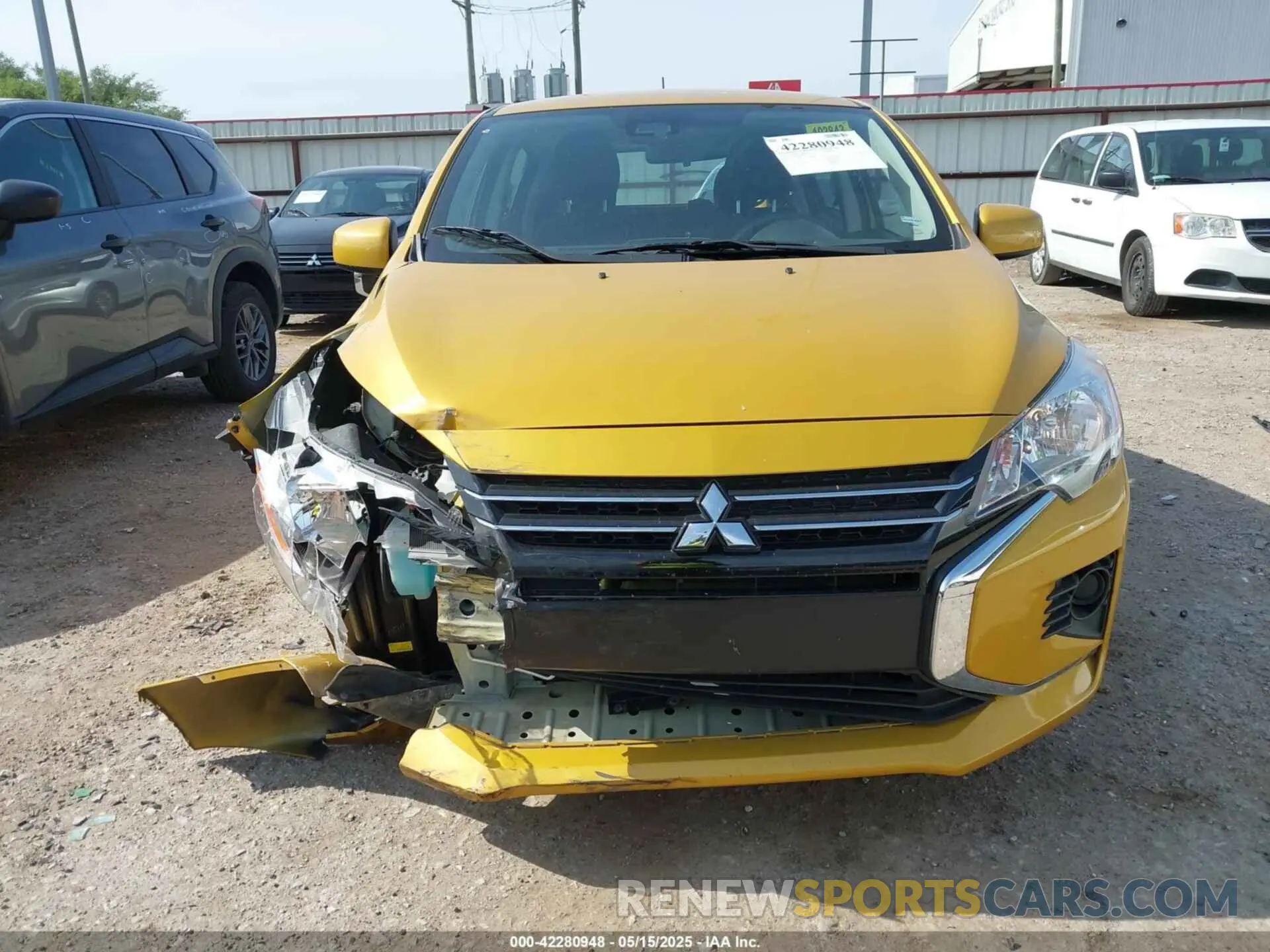 12 fotografías del automóvil dañado ML32AUHJ7RH006423 MITSUBISHI MIRAGE 2024