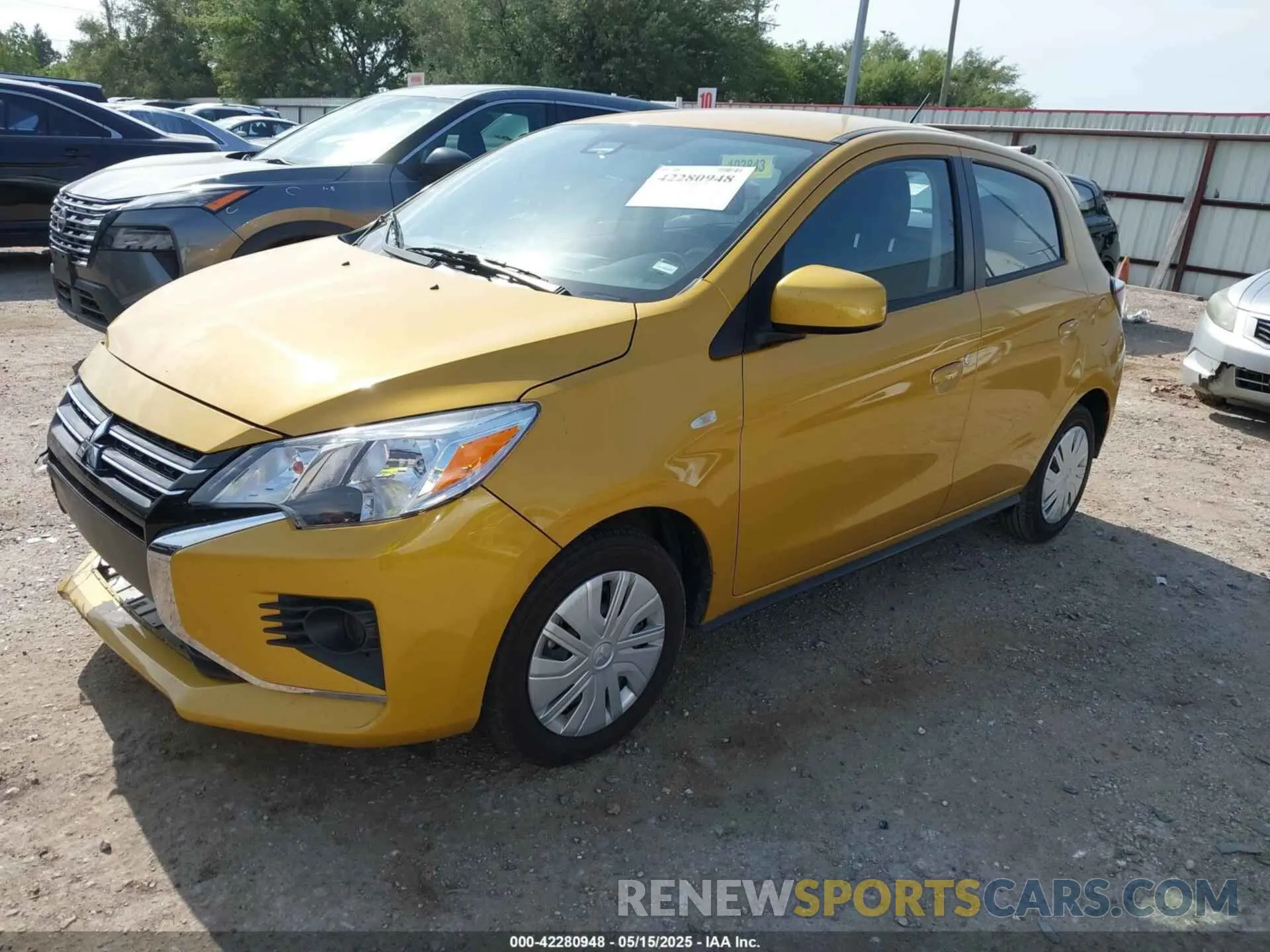2 fotografías del automóvil dañado ML32AUHJ7RH006423 MITSUBISHI MIRAGE 2024