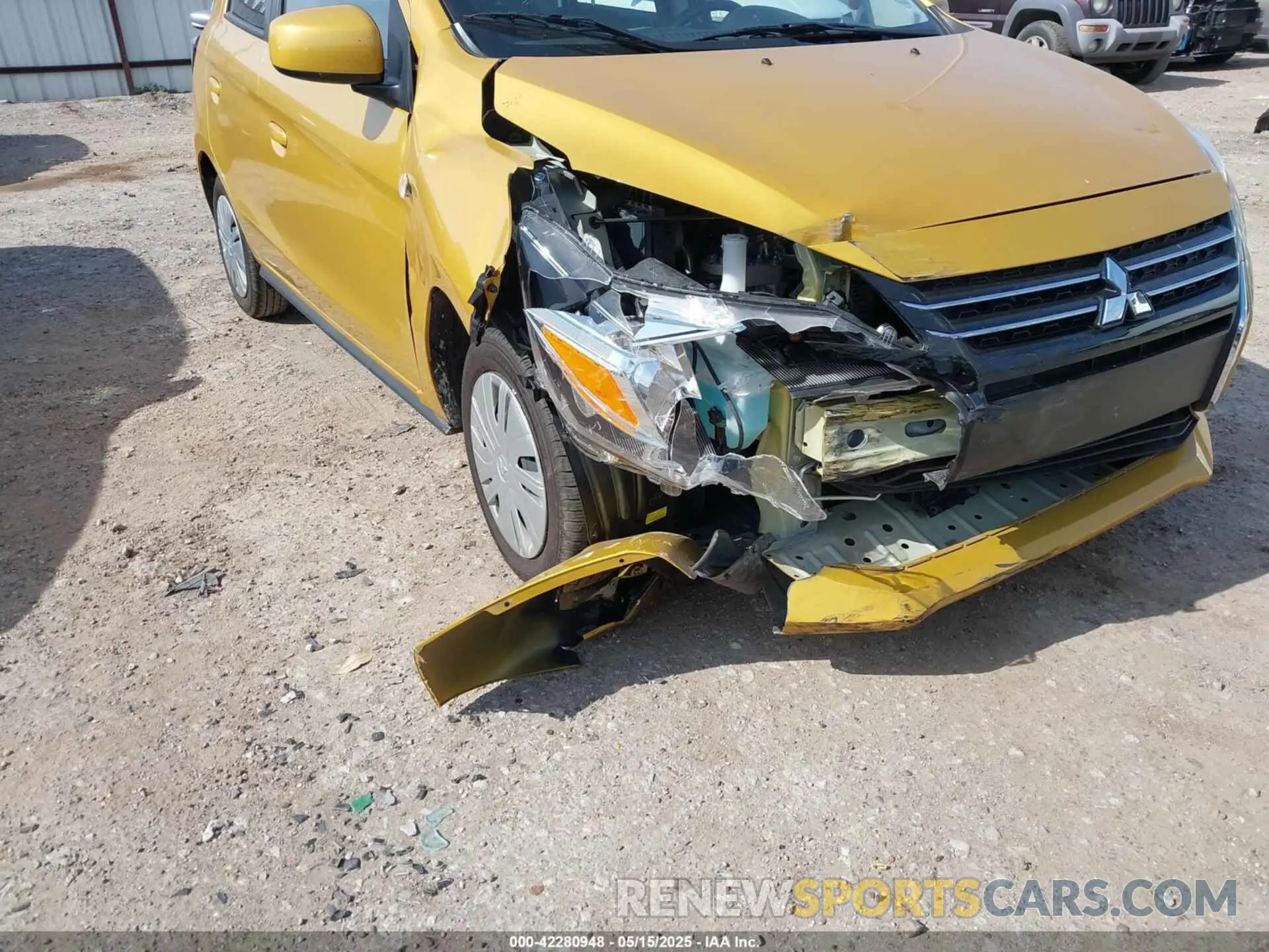 6 fotografías del automóvil dañado ML32AUHJ7RH006423 MITSUBISHI MIRAGE 2024