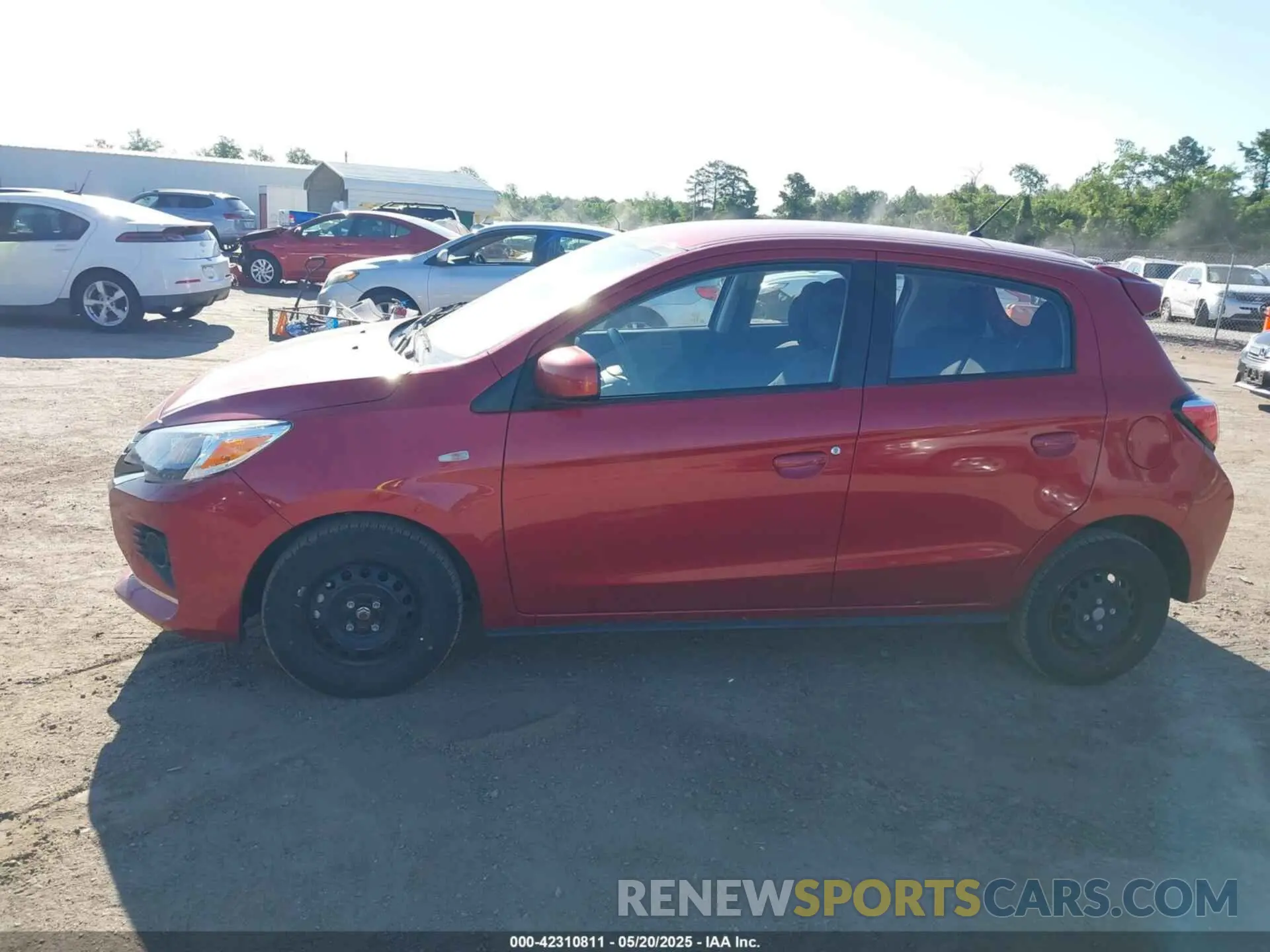 14 fotografías del automóvil dañado ML32AUHJ7RH006826 MITSUBISHI MIRAGE 2024