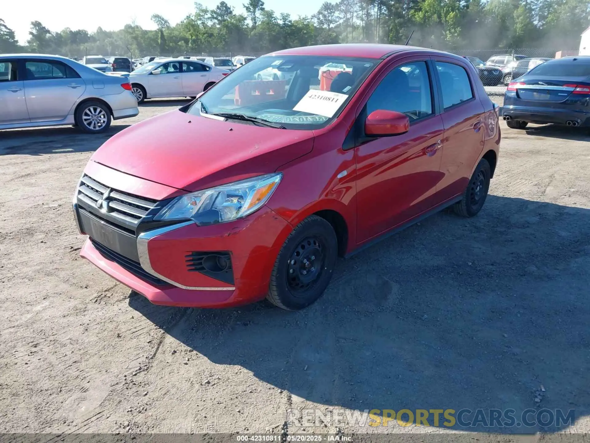 2 fotografías del automóvil dañado ML32AUHJ7RH006826 MITSUBISHI MIRAGE 2024