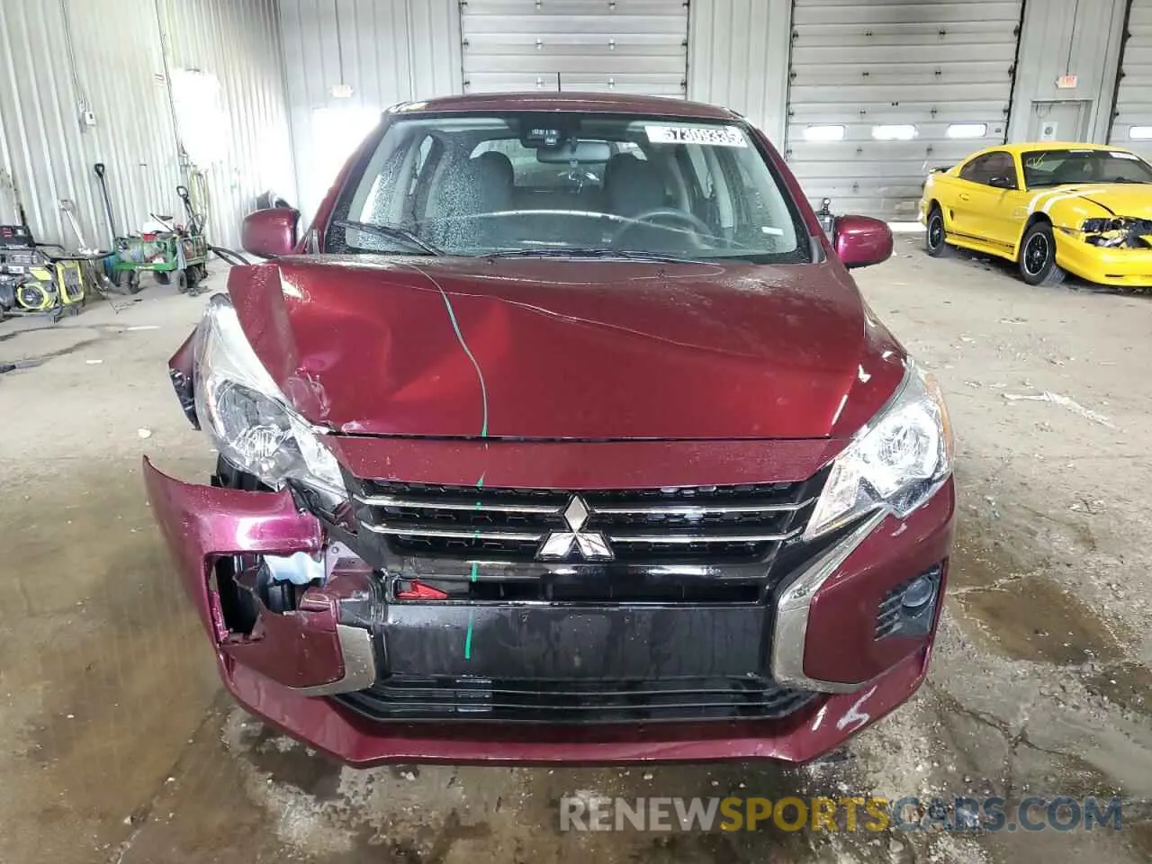 5 fotografías del automóvil dañado ML32AUHJ7RH010035 MITSUBISHI MIRAGE 2024
