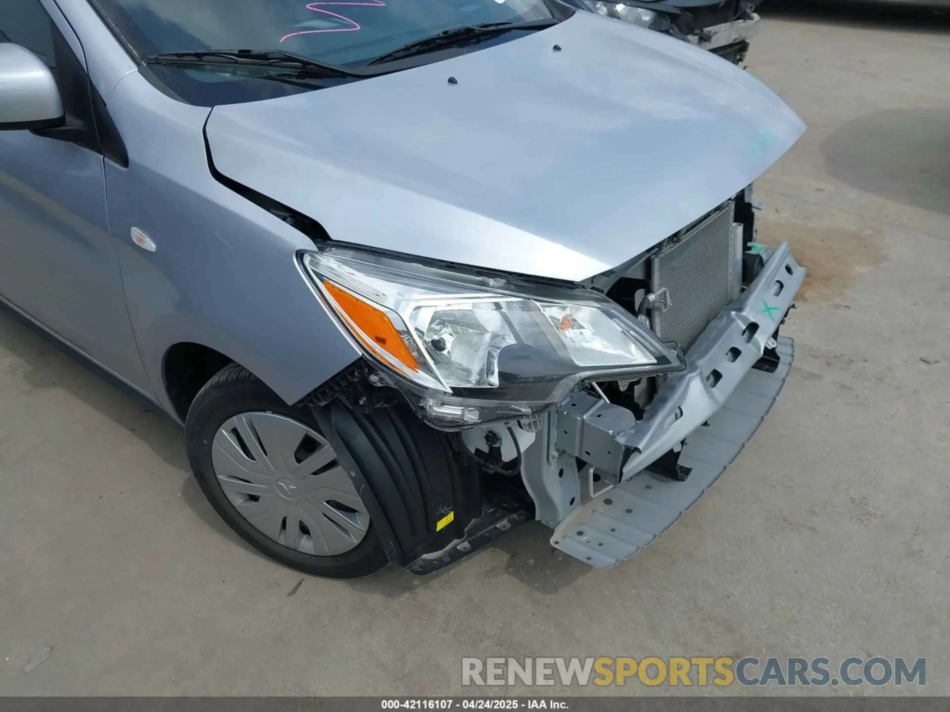 19 fotografías del automóvil dañado ML32AUHJ7RH012495 MITSUBISHI MIRAGE 2024