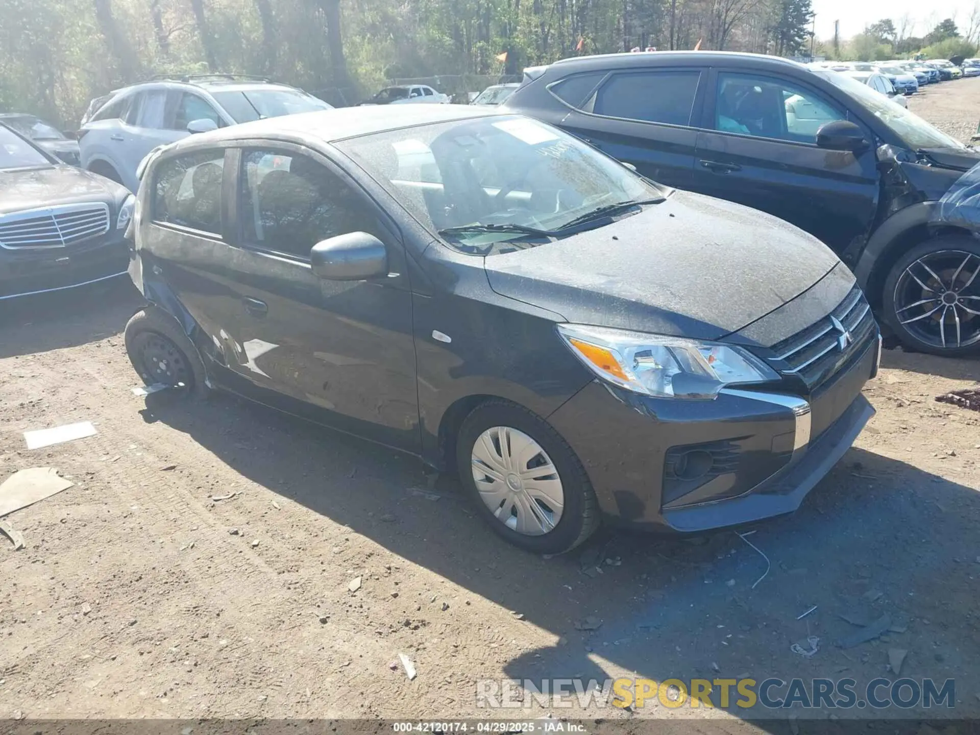 1 fotografías del automóvil dañado ML32AUHJ7RH024596 MITSUBISHI MIRAGE 2024