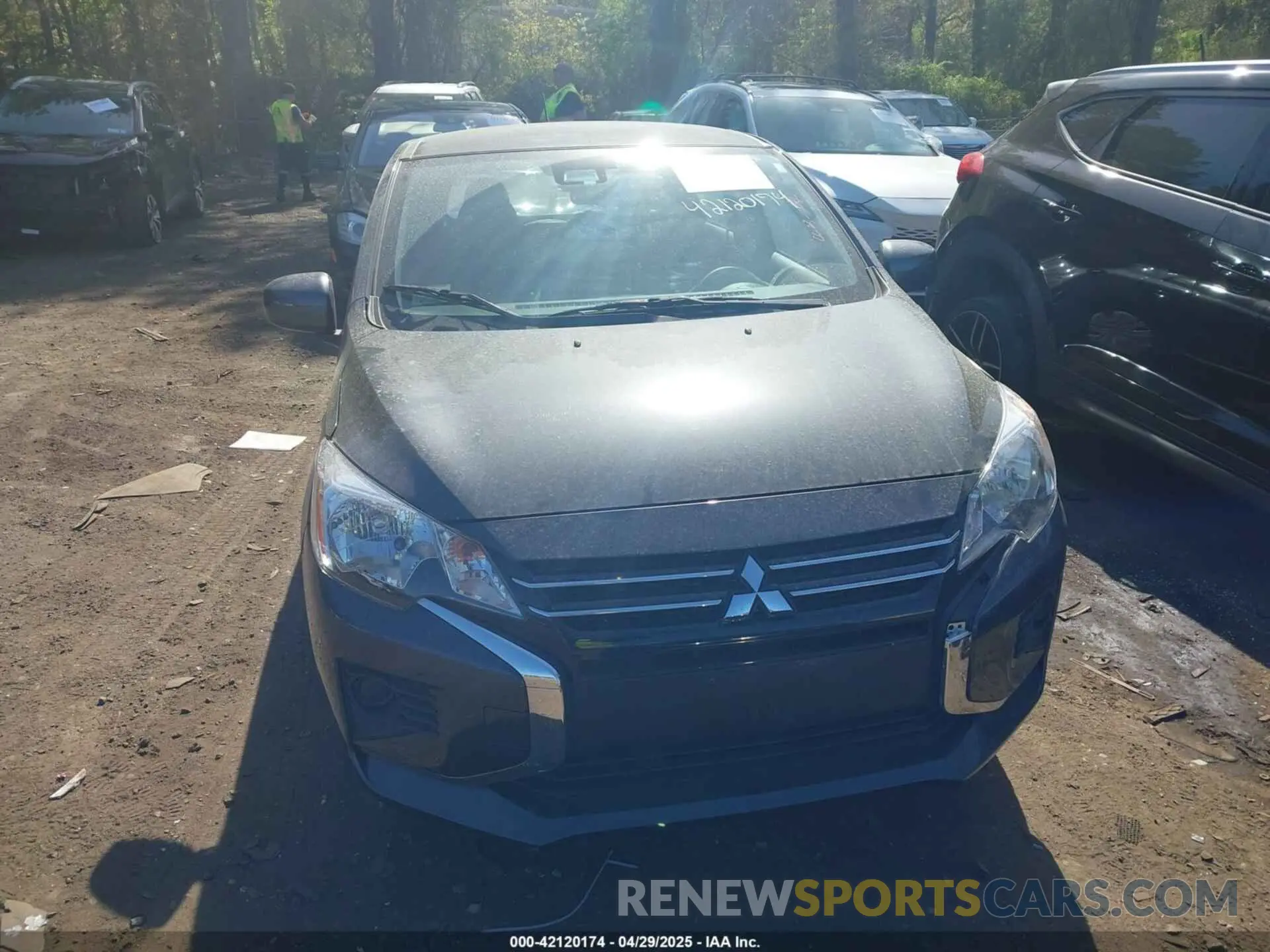 12 fotografías del automóvil dañado ML32AUHJ7RH024596 MITSUBISHI MIRAGE 2024