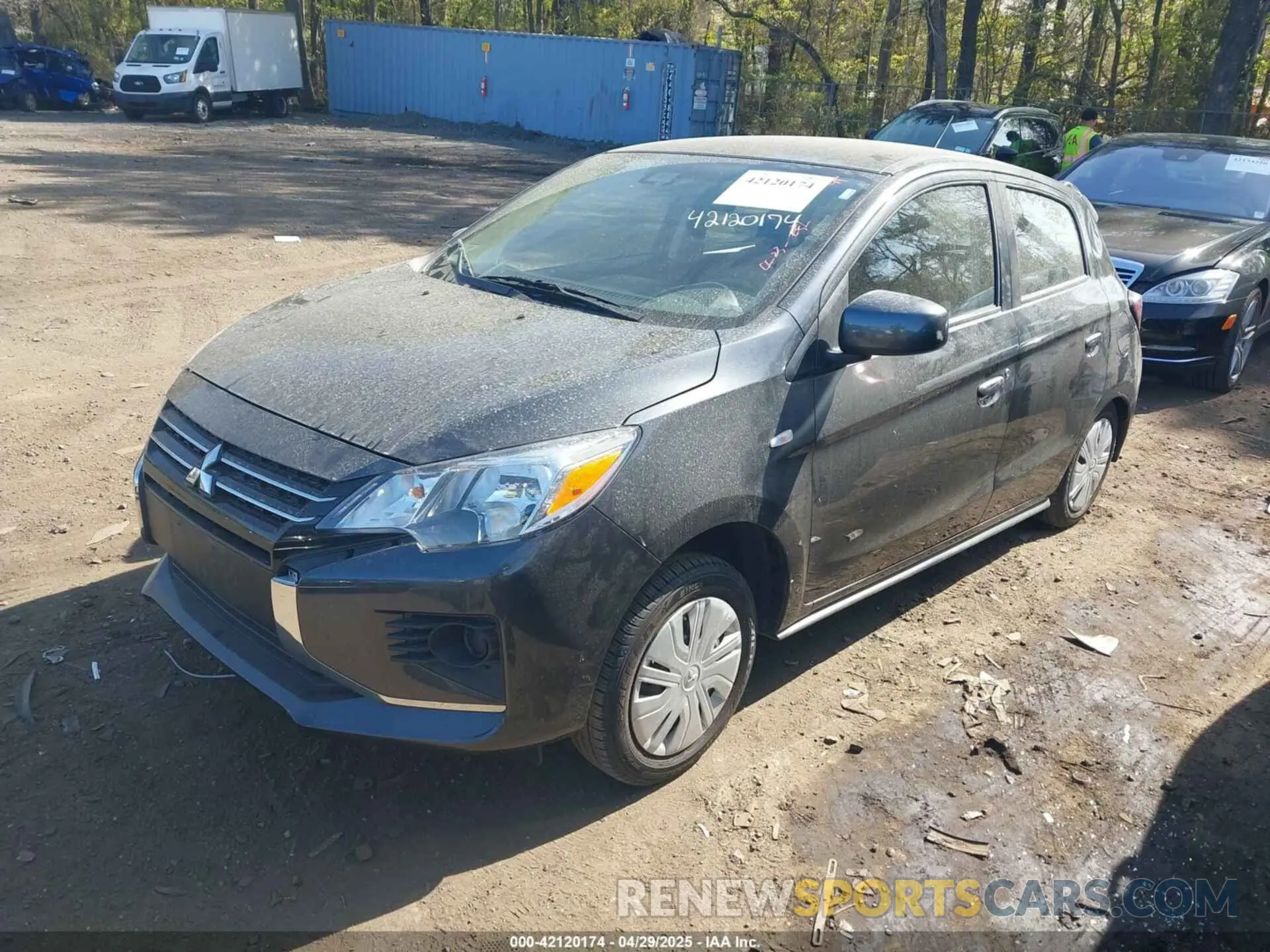 2 fotografías del automóvil dañado ML32AUHJ7RH024596 MITSUBISHI MIRAGE 2024